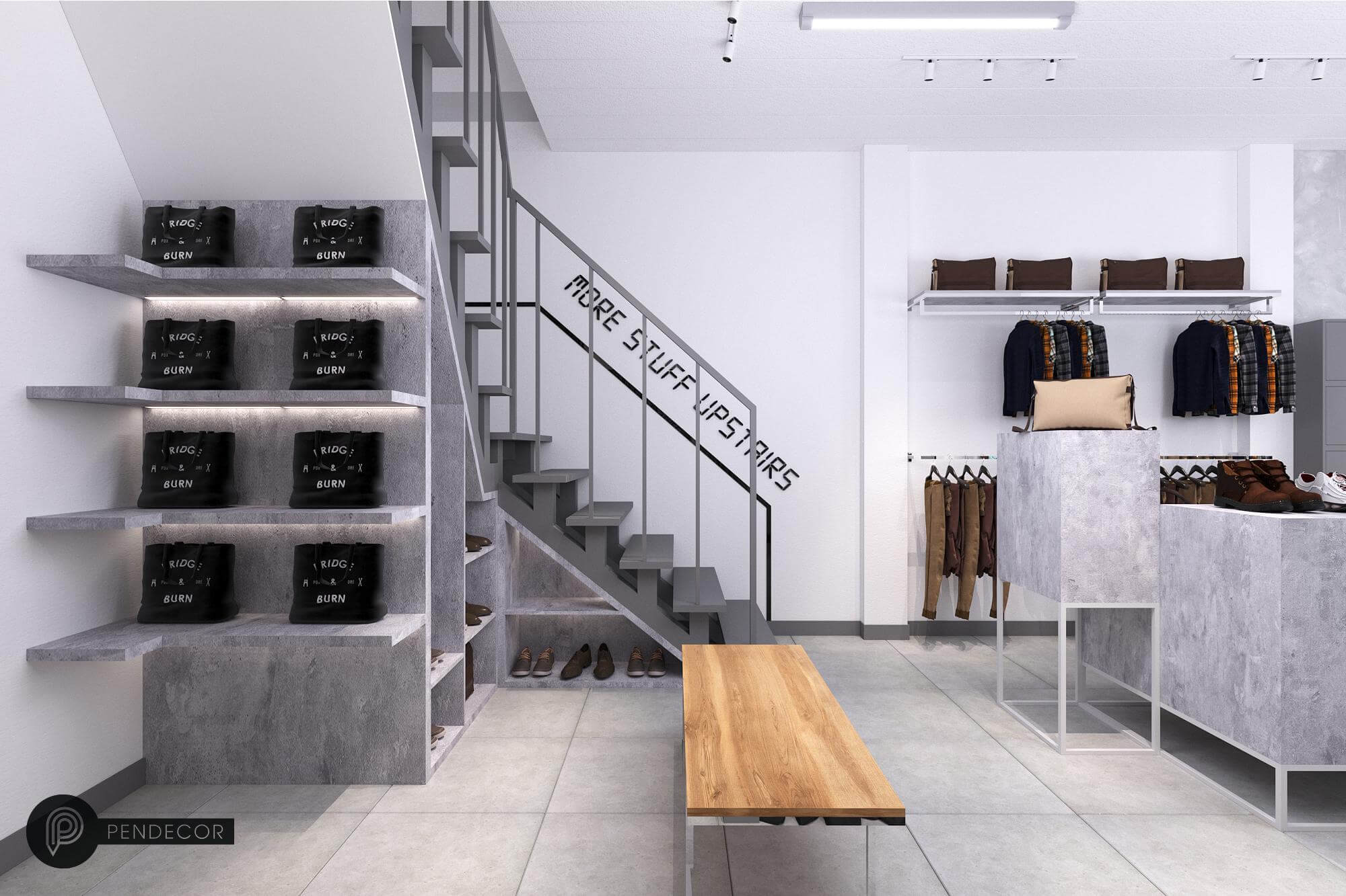 Thiết kế Shop Thời Trang Nam T3L Menswear