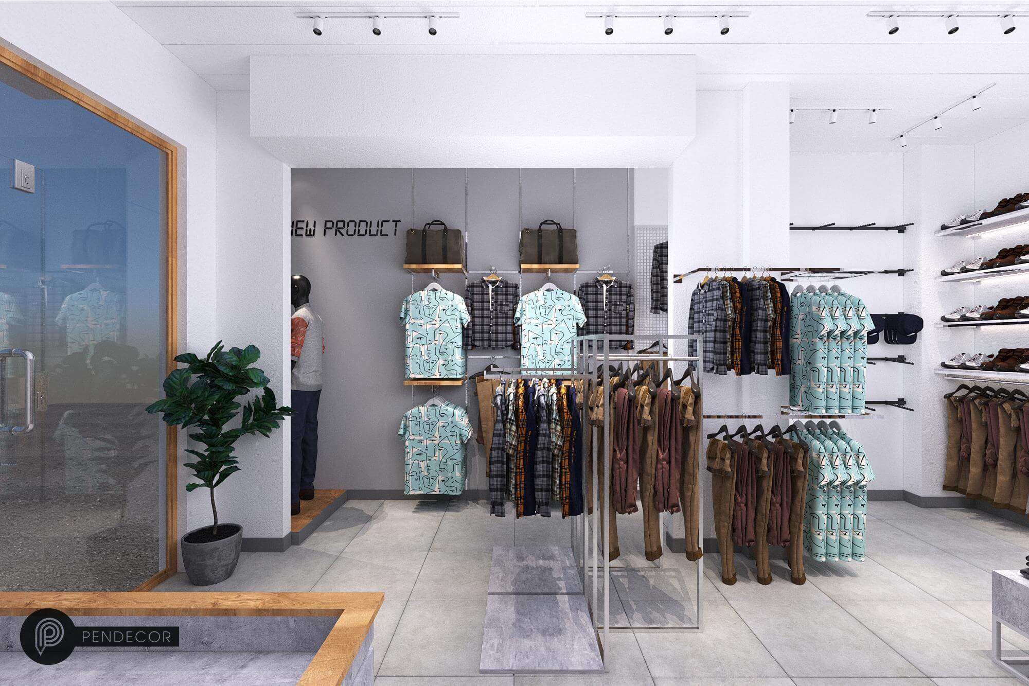 Thiết kế Shop Thời Trang Nam T3L Menswear