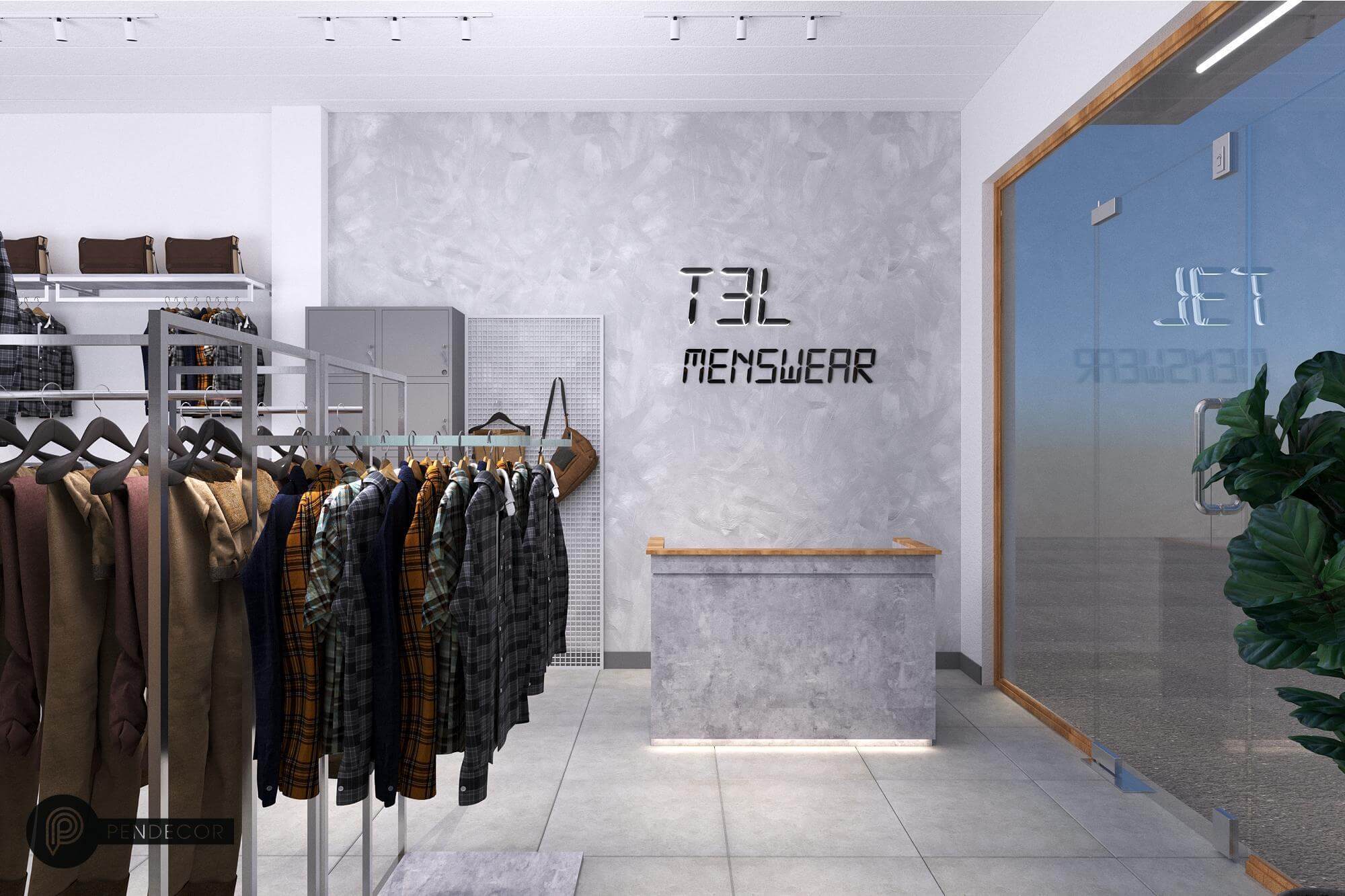 Thiết kế Shop Thời Trang Nam T3L Menswear