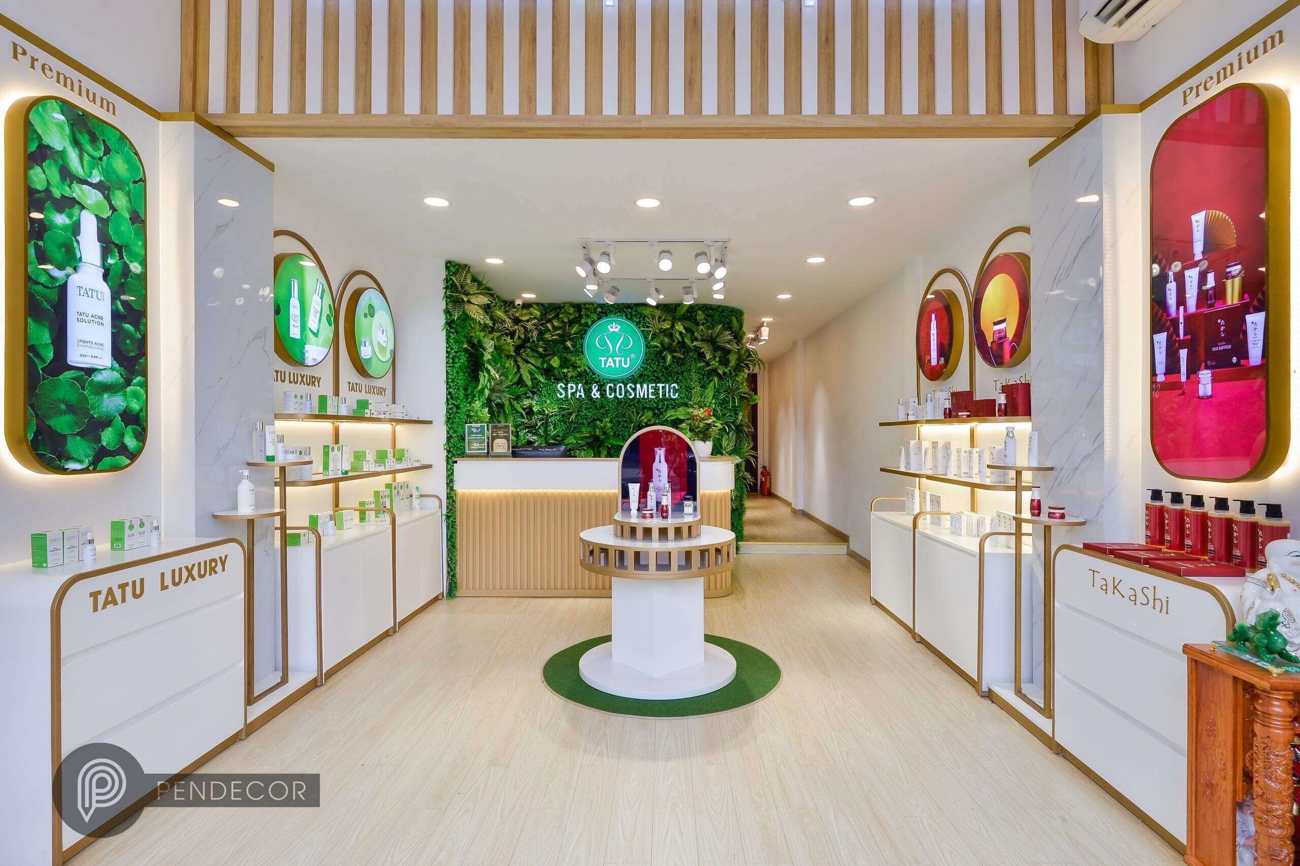 Thiết kế shop Spa - Comestic Tatu