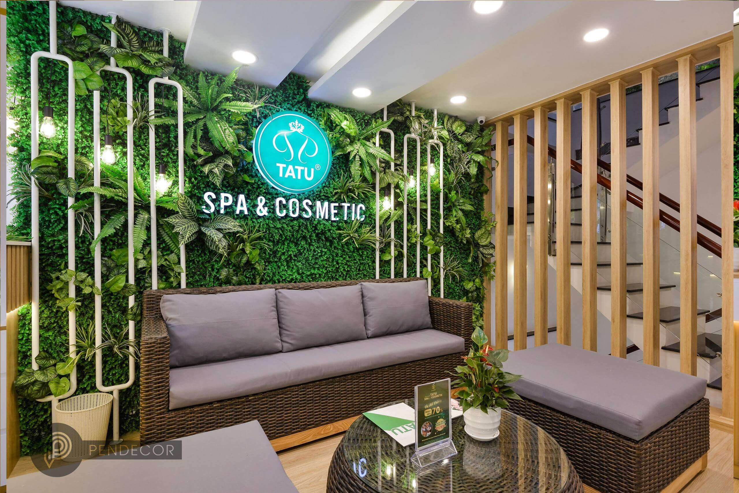 Thiết kế shop Spa - Comestic Tatu