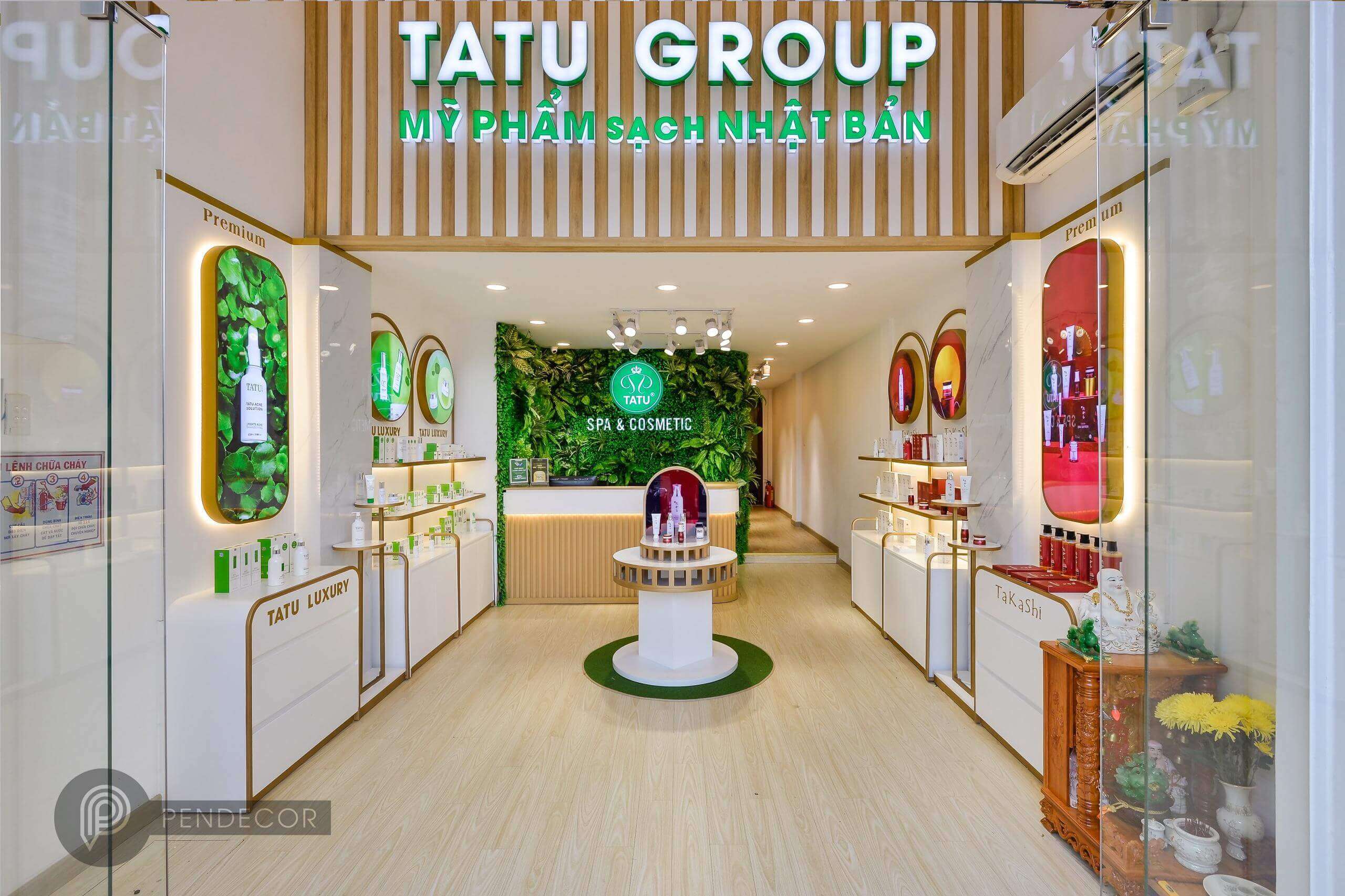 Thiết kế shop Spa - Comestic Tatu