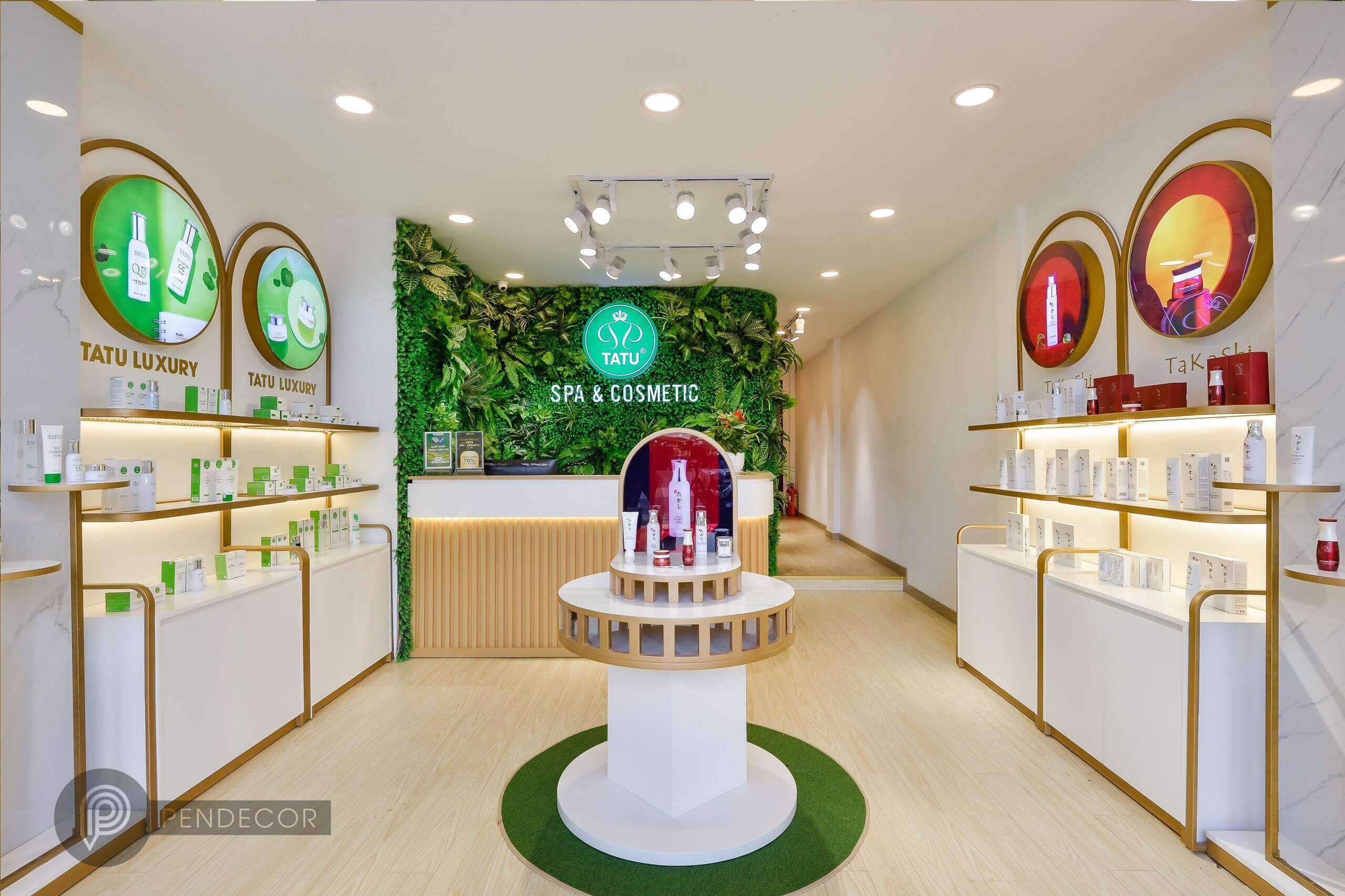 Thiết kế shop Spa - Comestic Tatu