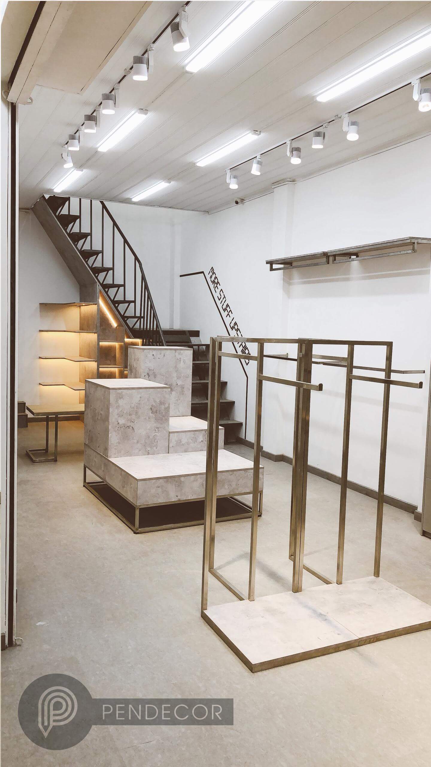 Thi công shop thời trang nam T3L - Gò Vấp