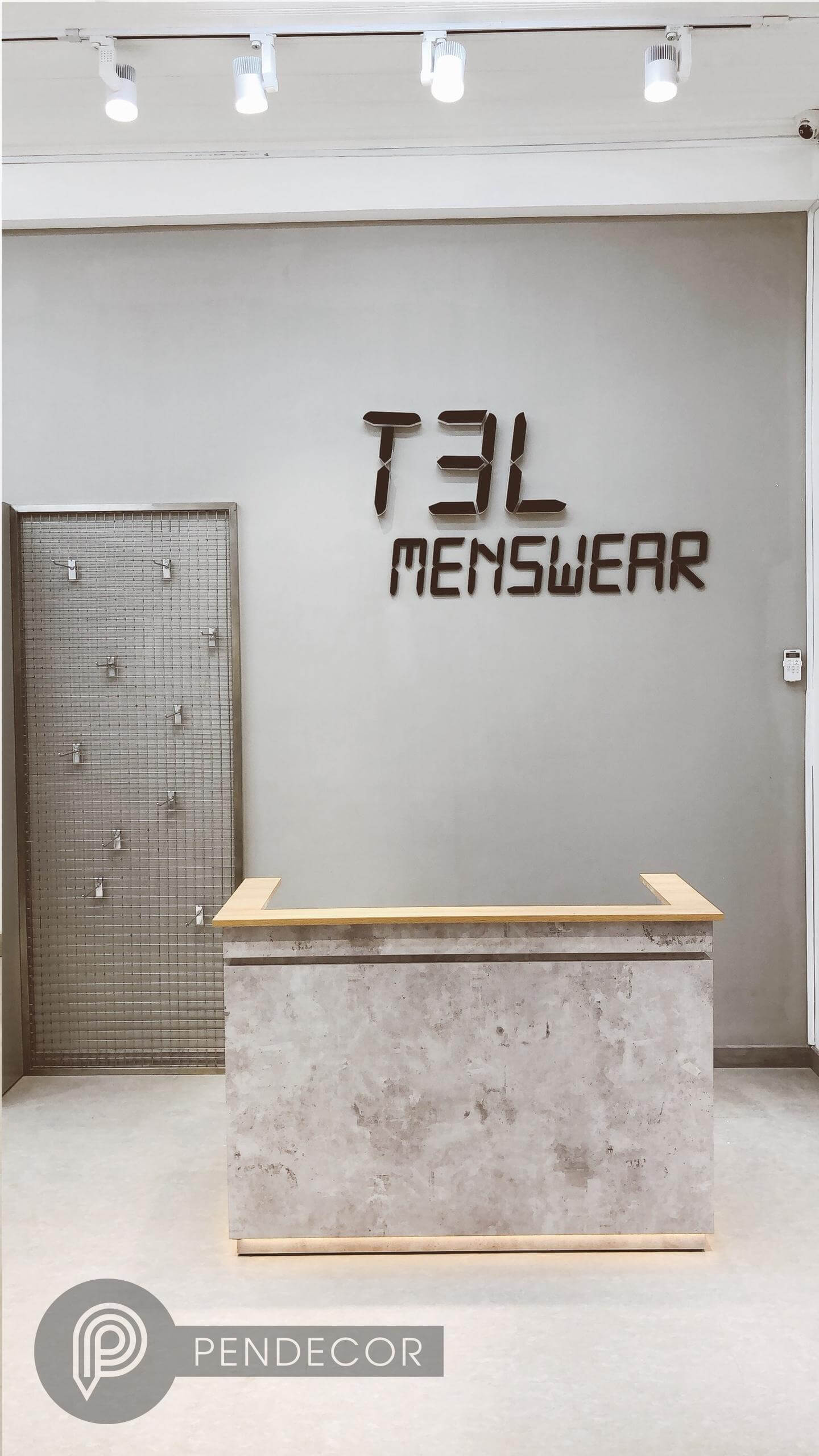 Thi công shop thời trang nam T3L - Gò Vấp