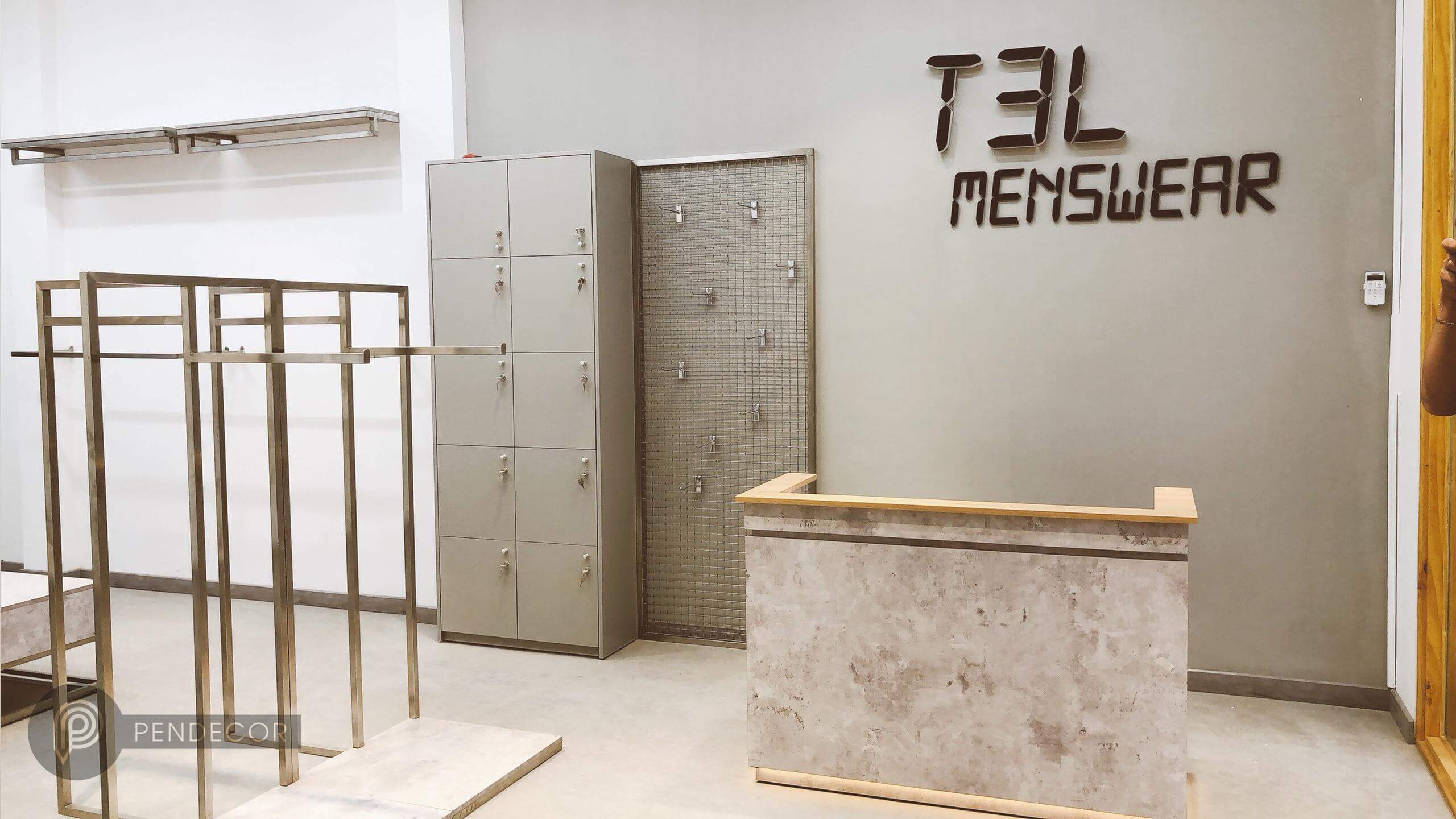 Thi công shop thời trang nam T3L - Gò Vấp