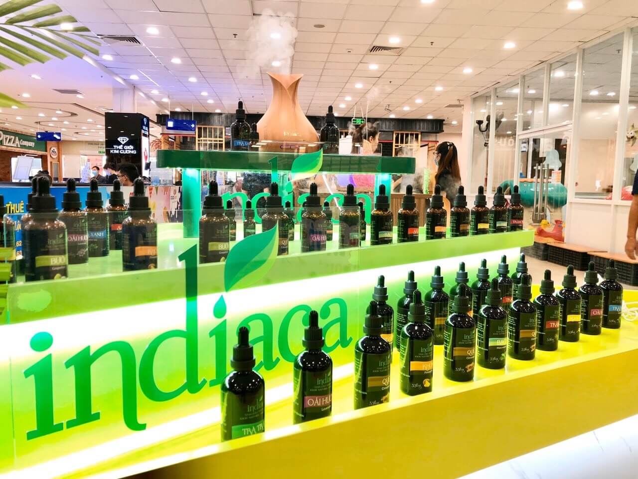 Thi công shop tinh dầu Indiaca tại Coopmart Bảo Lộc - Lâm Đồng