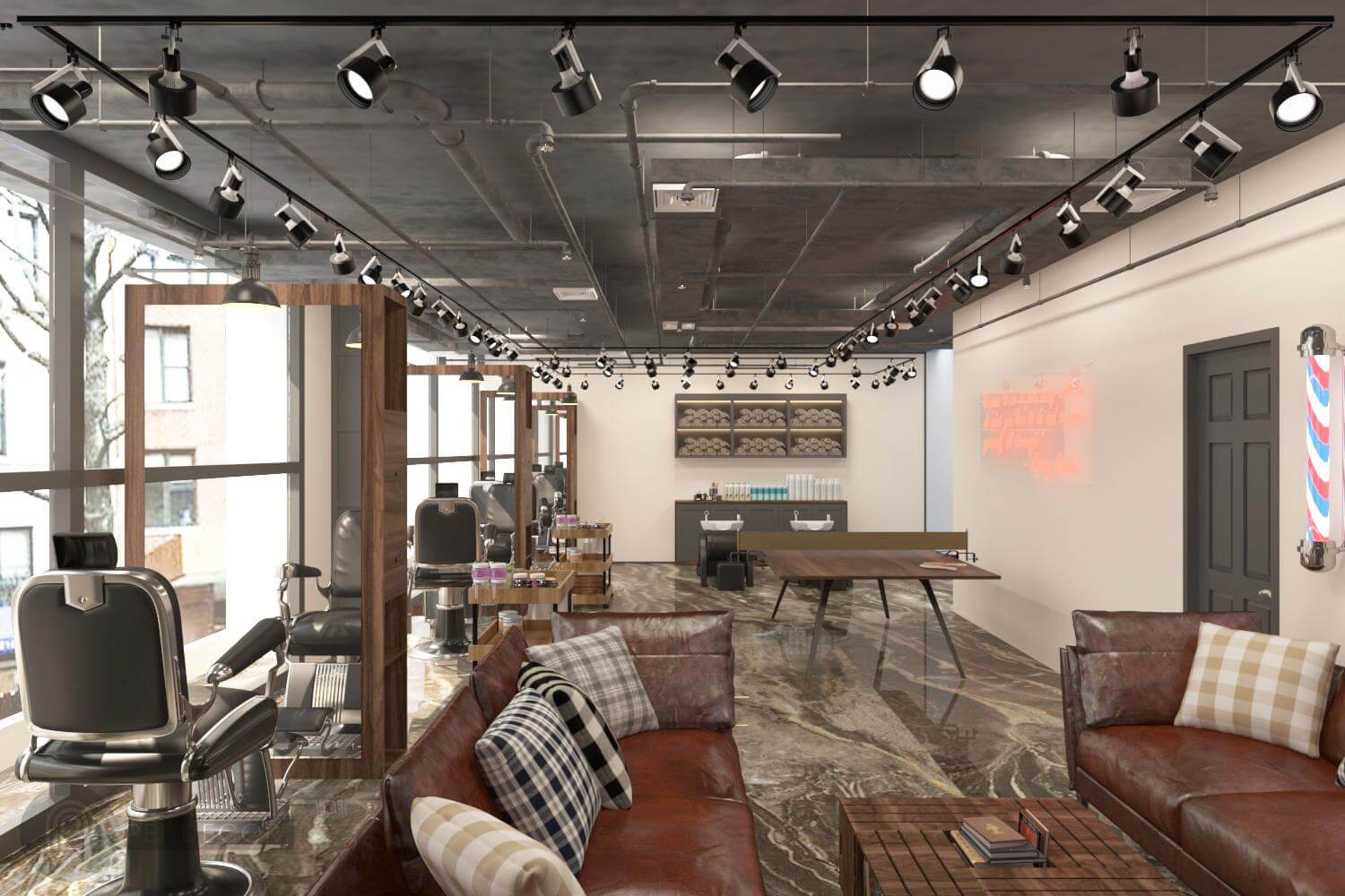 Thiết Kế Barber Shop Alan