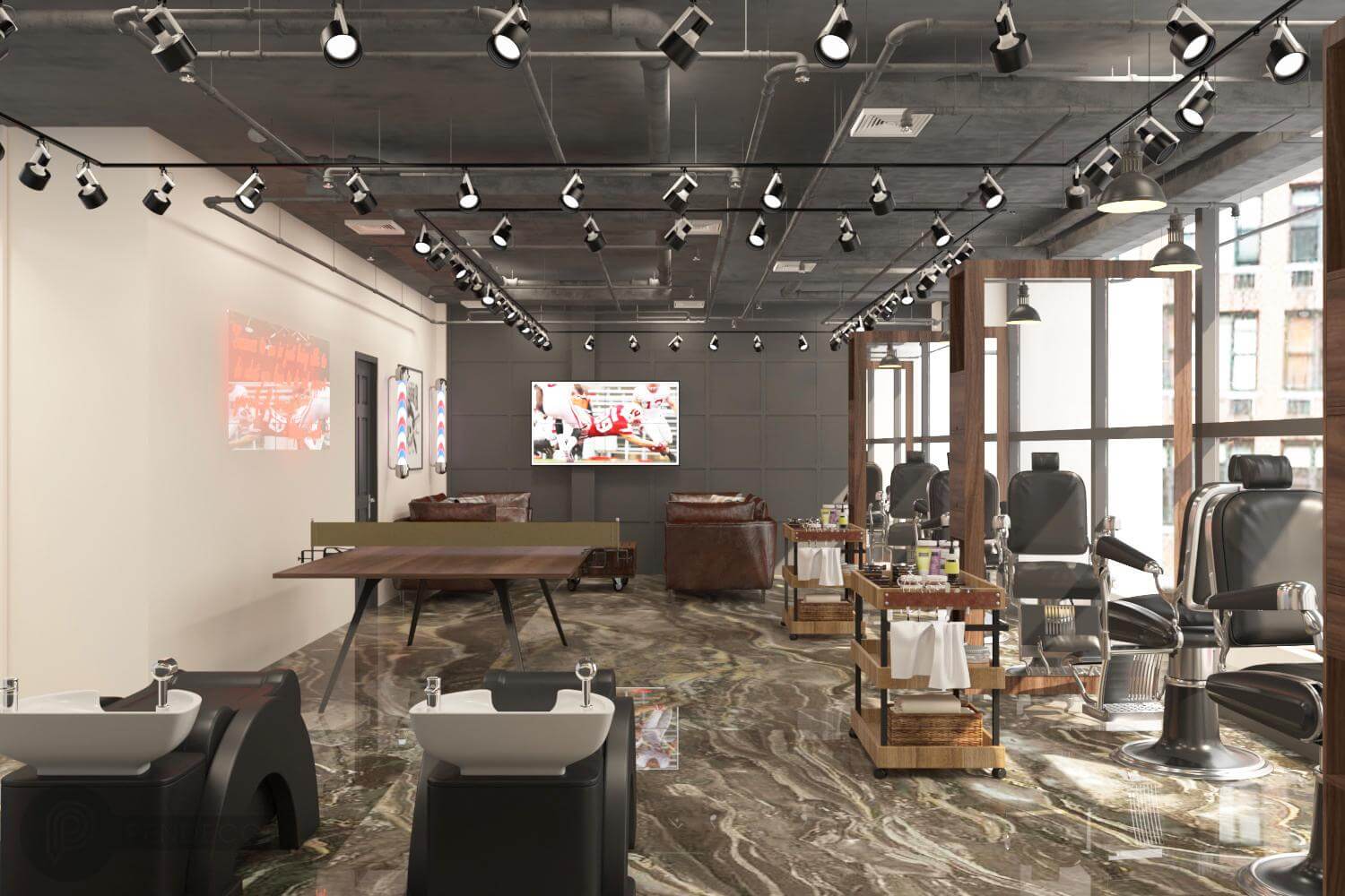 Thiết Kế Barber Shop Alan