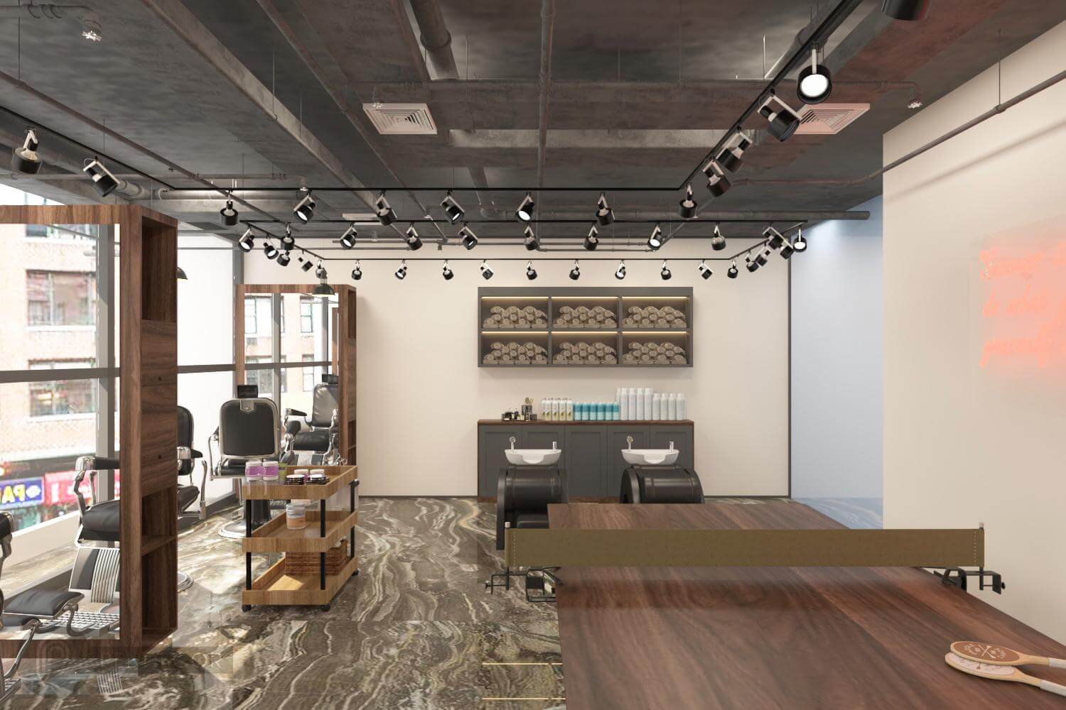 Thiết Kế Barber Shop Alan