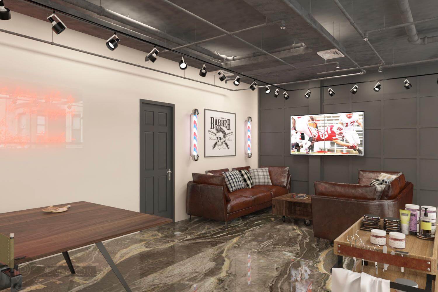 Thiết Kế Barber Shop Alan