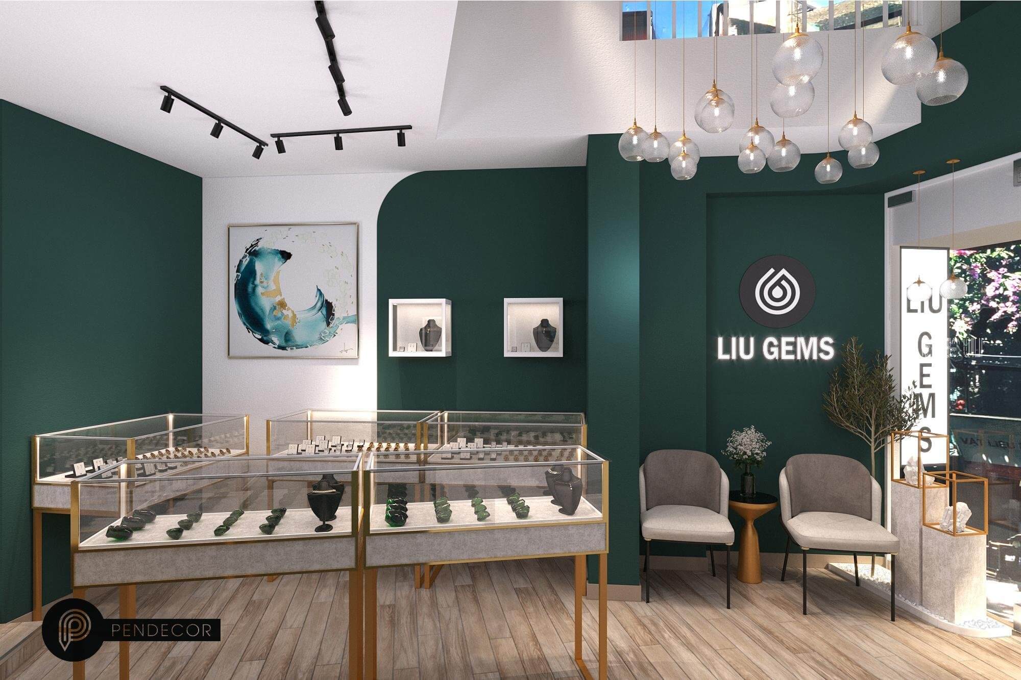 Thiết Kế Shop Phụ Kiện Liu Gems