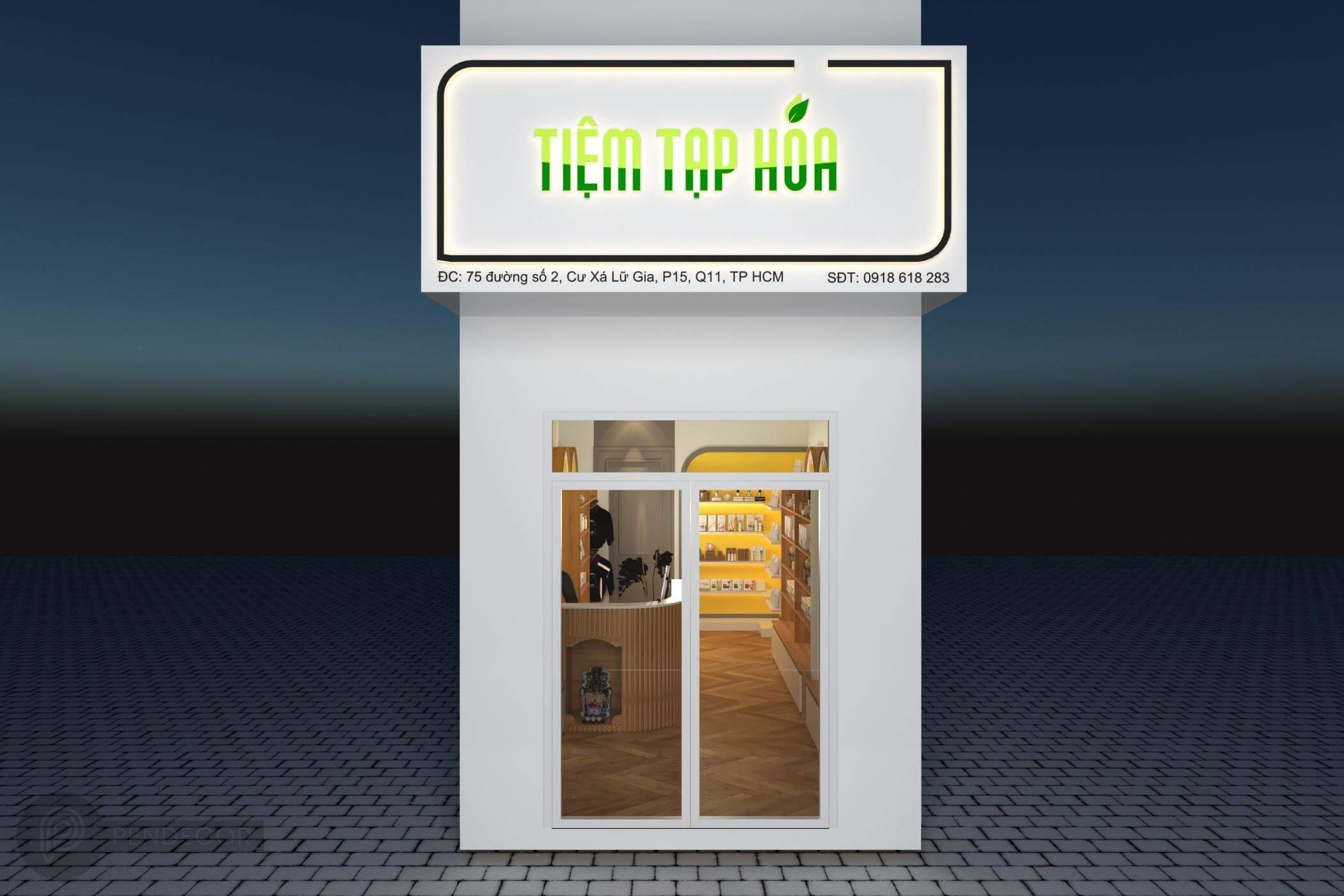 Thiết Kế Tiệm Tạp Hóa Quận 11 - TPHCM