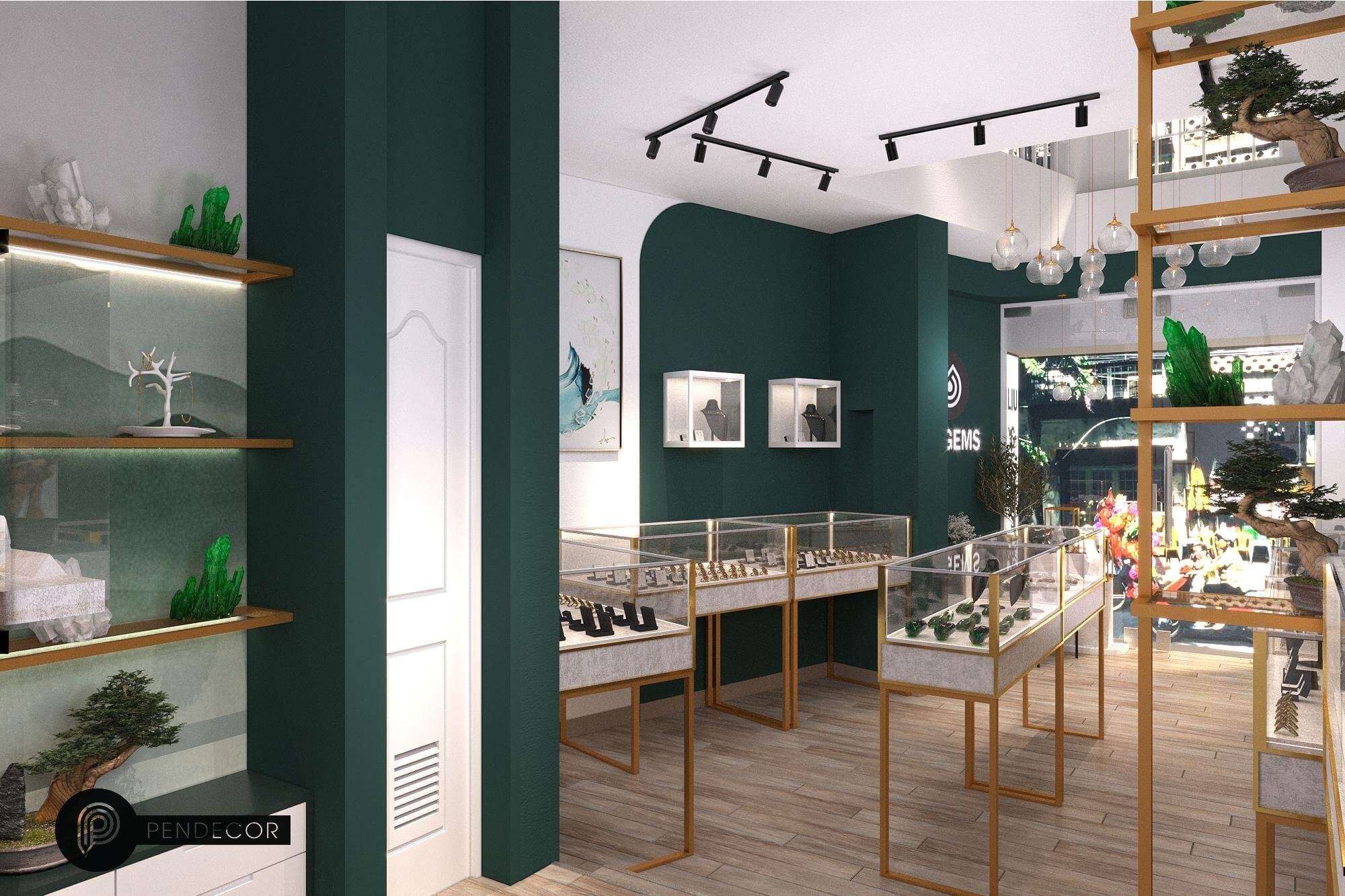 Thiết Kế Shop Phụ Kiện Liu Gems