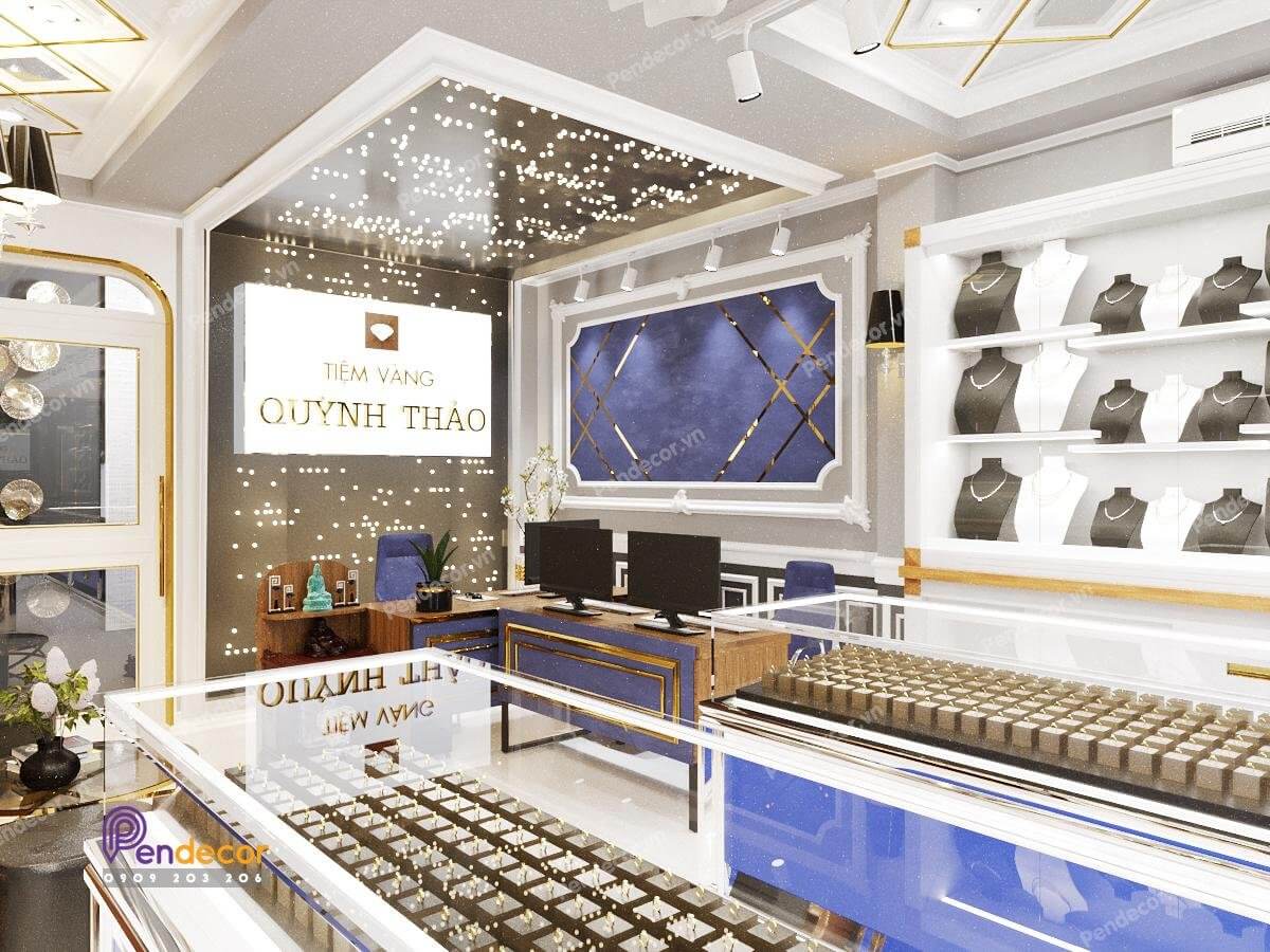Thiết Kế Tiệm Vàng Quỳnh Thảo