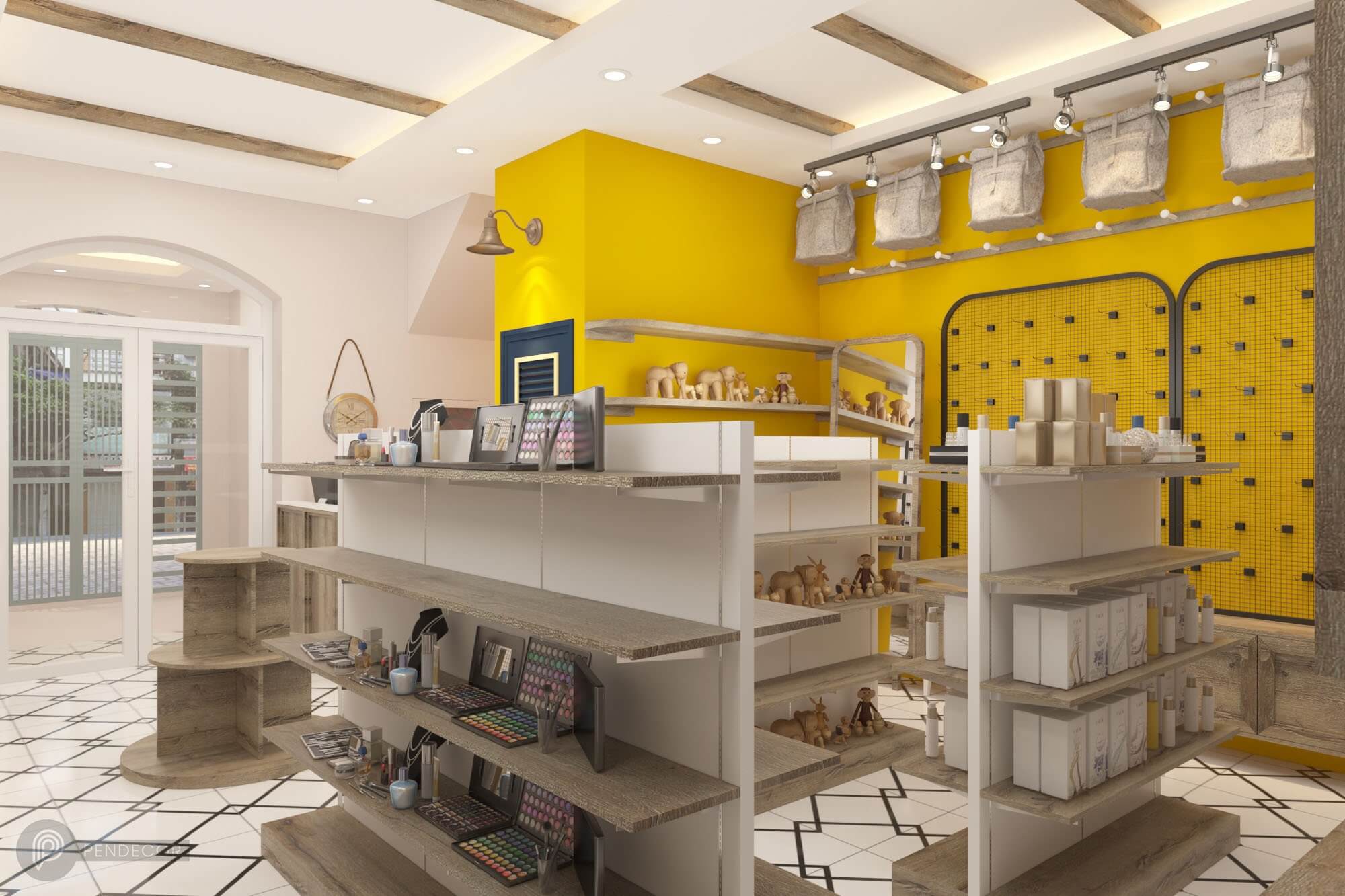 Thiết kế shop phụ kiện Cute Store