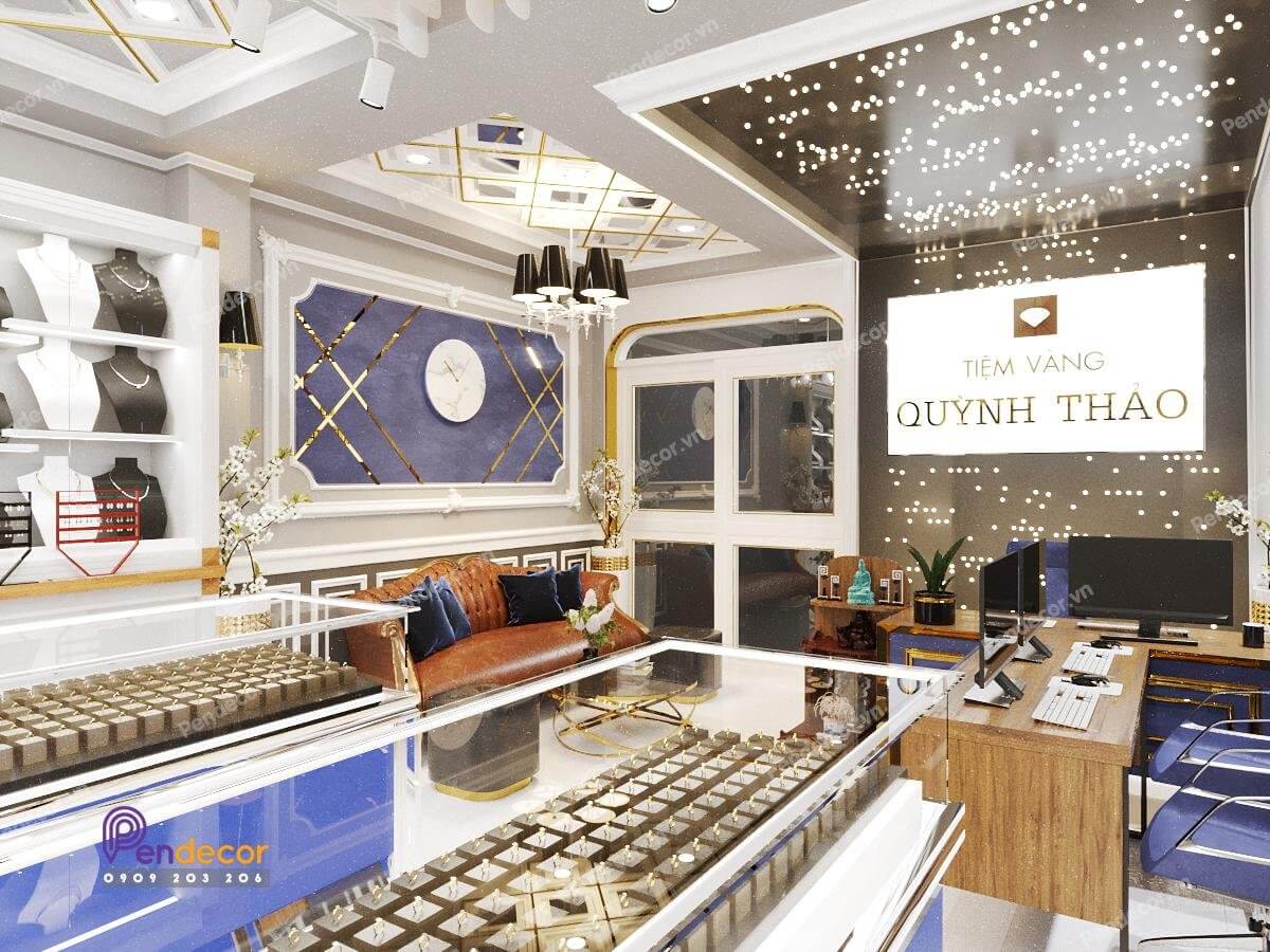 Thiết Kế Tiệm Vàng Quỳnh Thảo