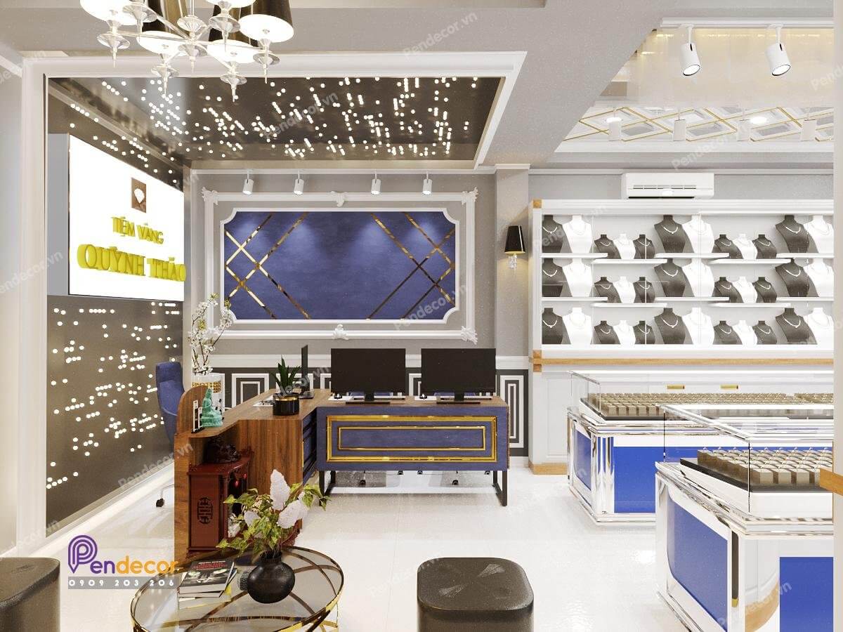 Thiết Kế Tiệm Vàng Quỳnh Thảo