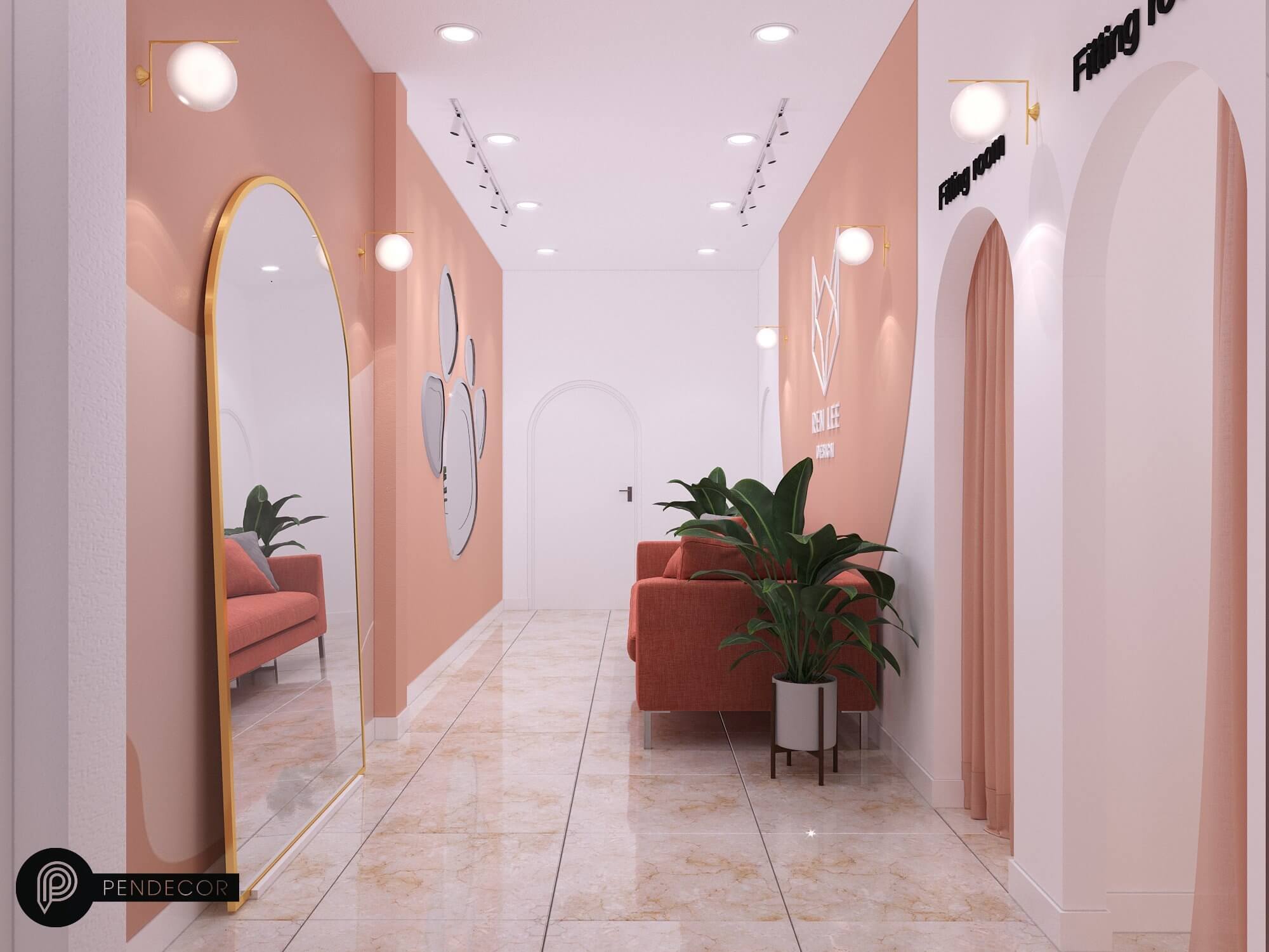 Thiết Kế Shop Thời Trang Nữ Ren Lee Design