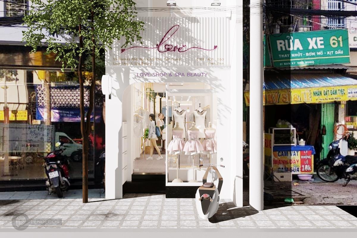 Thiết kế Tiệm Spa Love Spa & Beauty