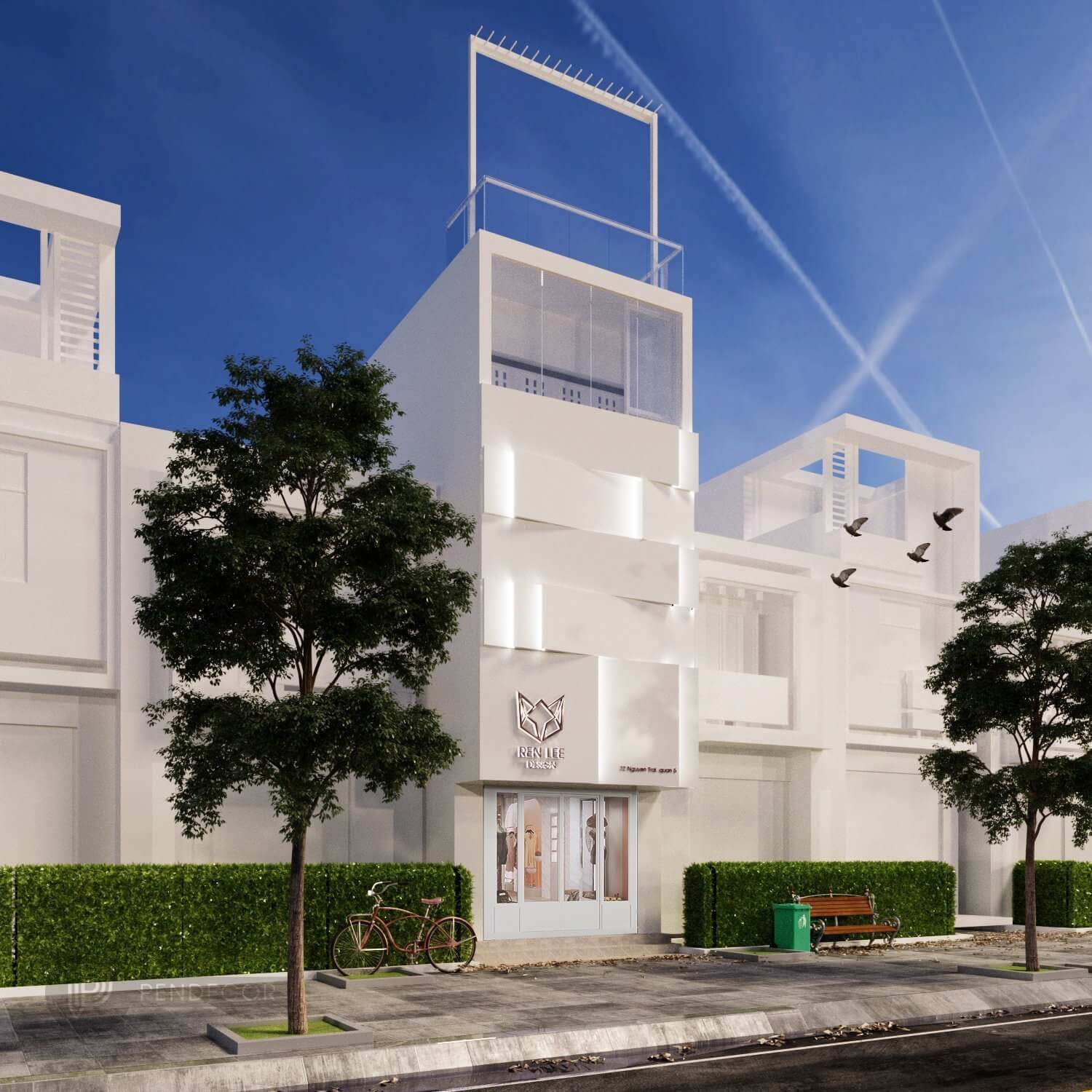 Thiết Kế Shop Thời Trang Nữ Ren Lee Design