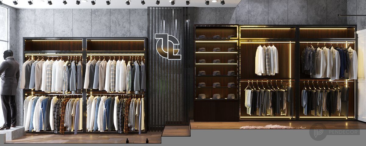 Thiết Kế Shop Thời Trang Nam Icon Store