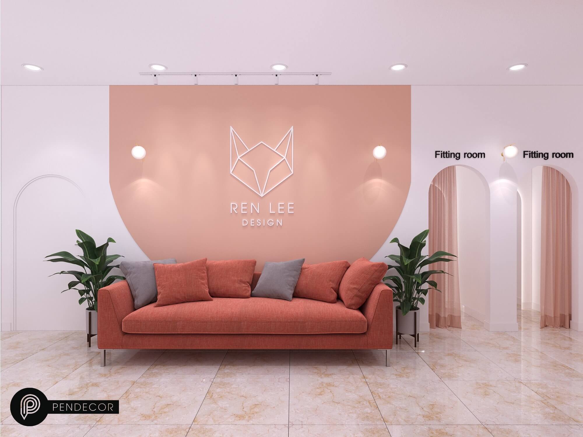 Thiết Kế Shop Thời Trang Nữ Ren Lee Design