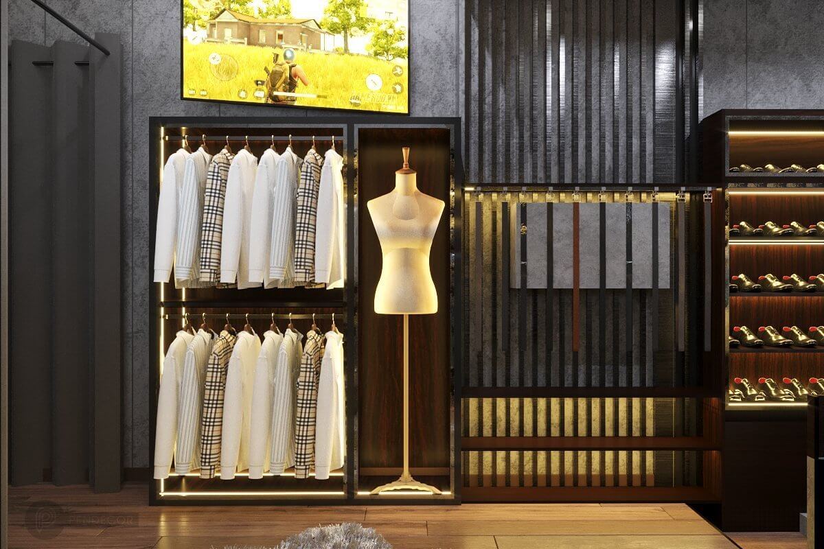 Thiết Kế Shop Thời Trang Nam Icon Store