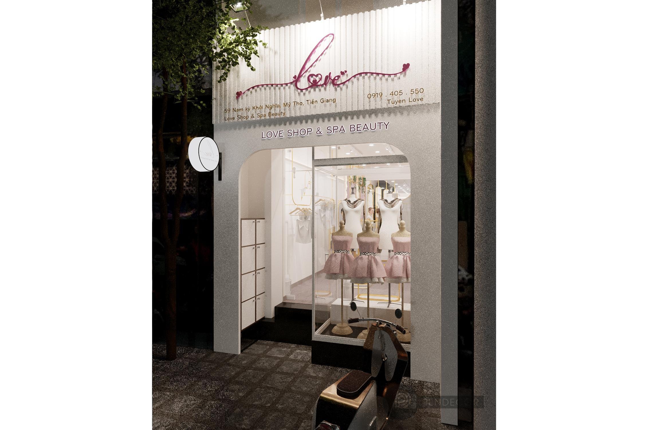 Thiết kế Tiệm Spa Love Spa & Beauty