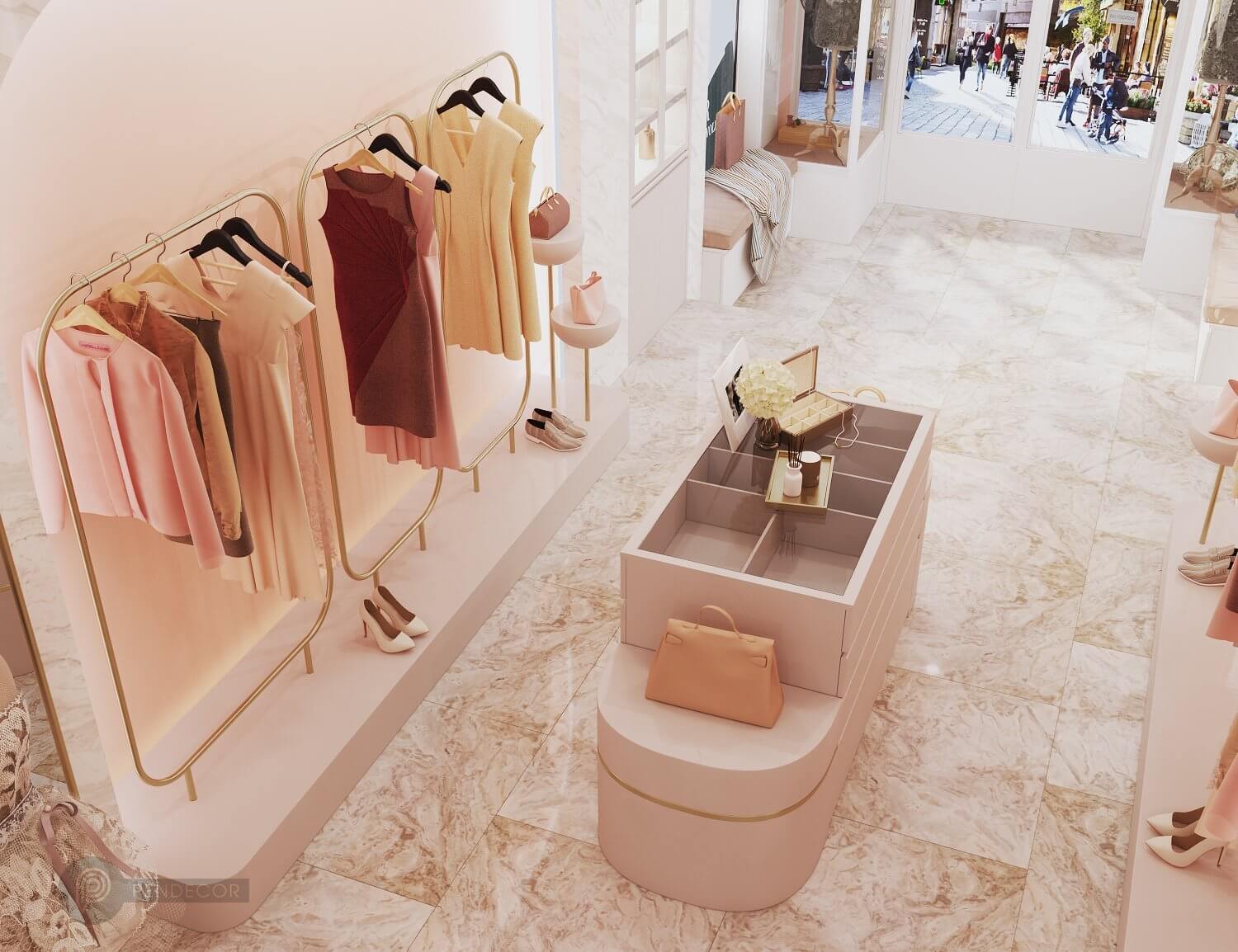 Thiết Kế Shop Thời Trang Nữ Ren Lee Design