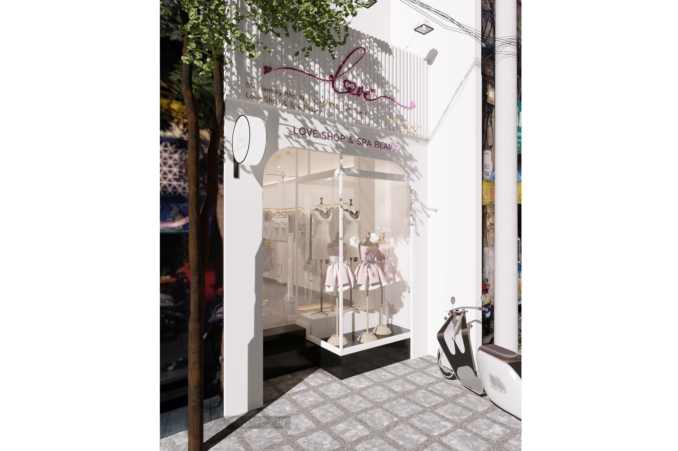 Thiết kế Tiệm Spa Love Spa & Beauty