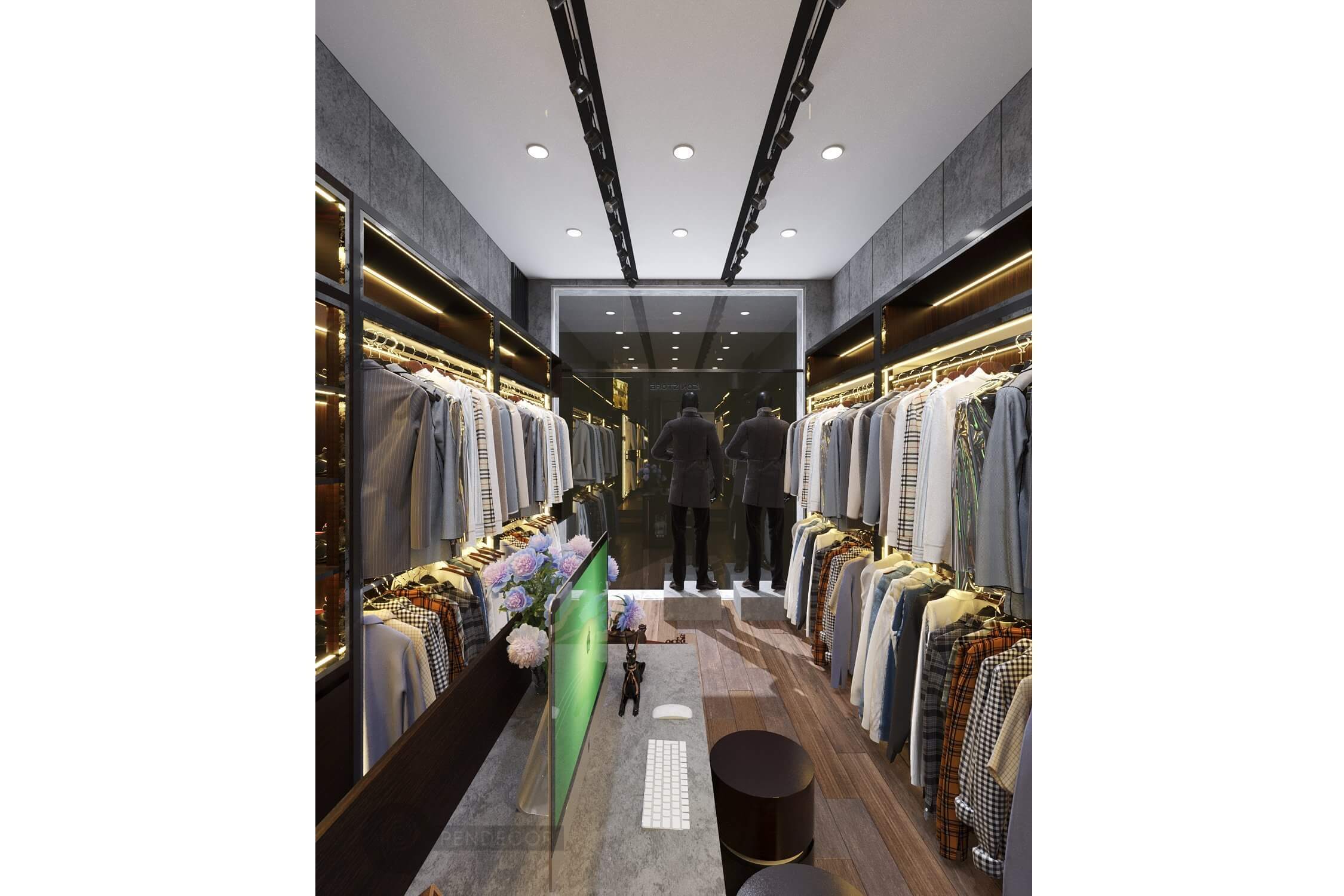 Thiết Kế Shop Thời Trang Nam Icon Store