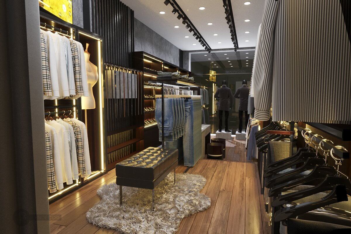 Thiết Kế Shop Thời Trang Nam Icon Store