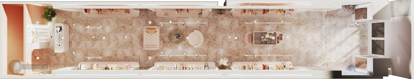 Thiết Kế Shop Thời Trang Nữ Ren Lee Design