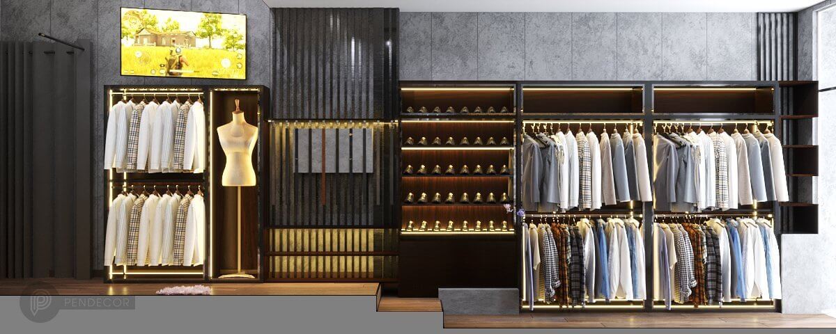 Thiết Kế Shop Thời Trang Nam Icon Store