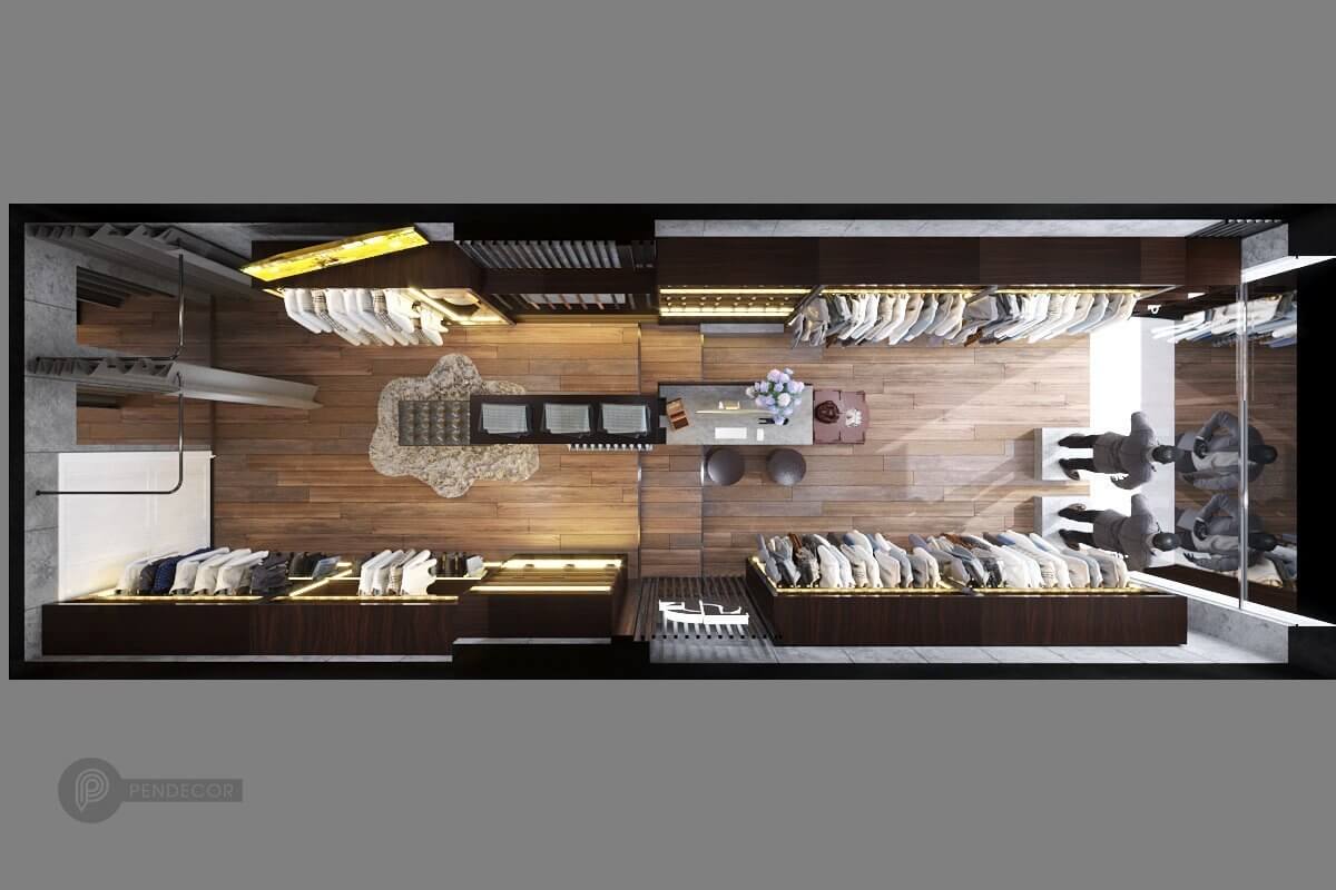 Thiết Kế Shop Thời Trang Nam Icon Store