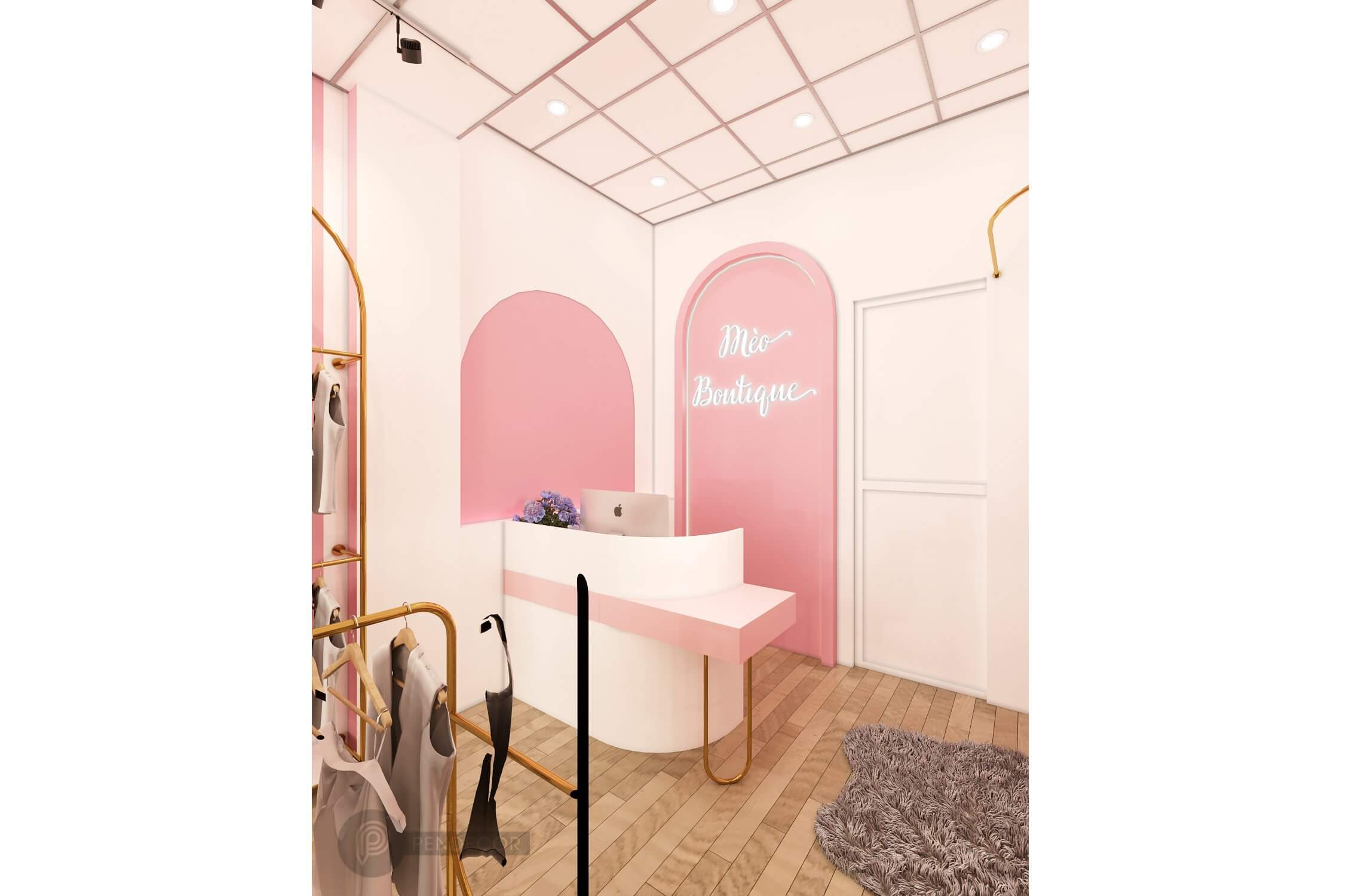 Thiết Kế Shop Thời Trang Nữ Mèo Boutique