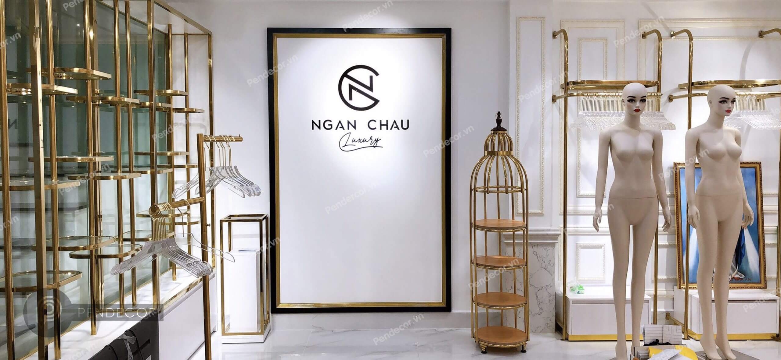 Thiết Kế Shop Thời Trang Nữ Ngân Châu