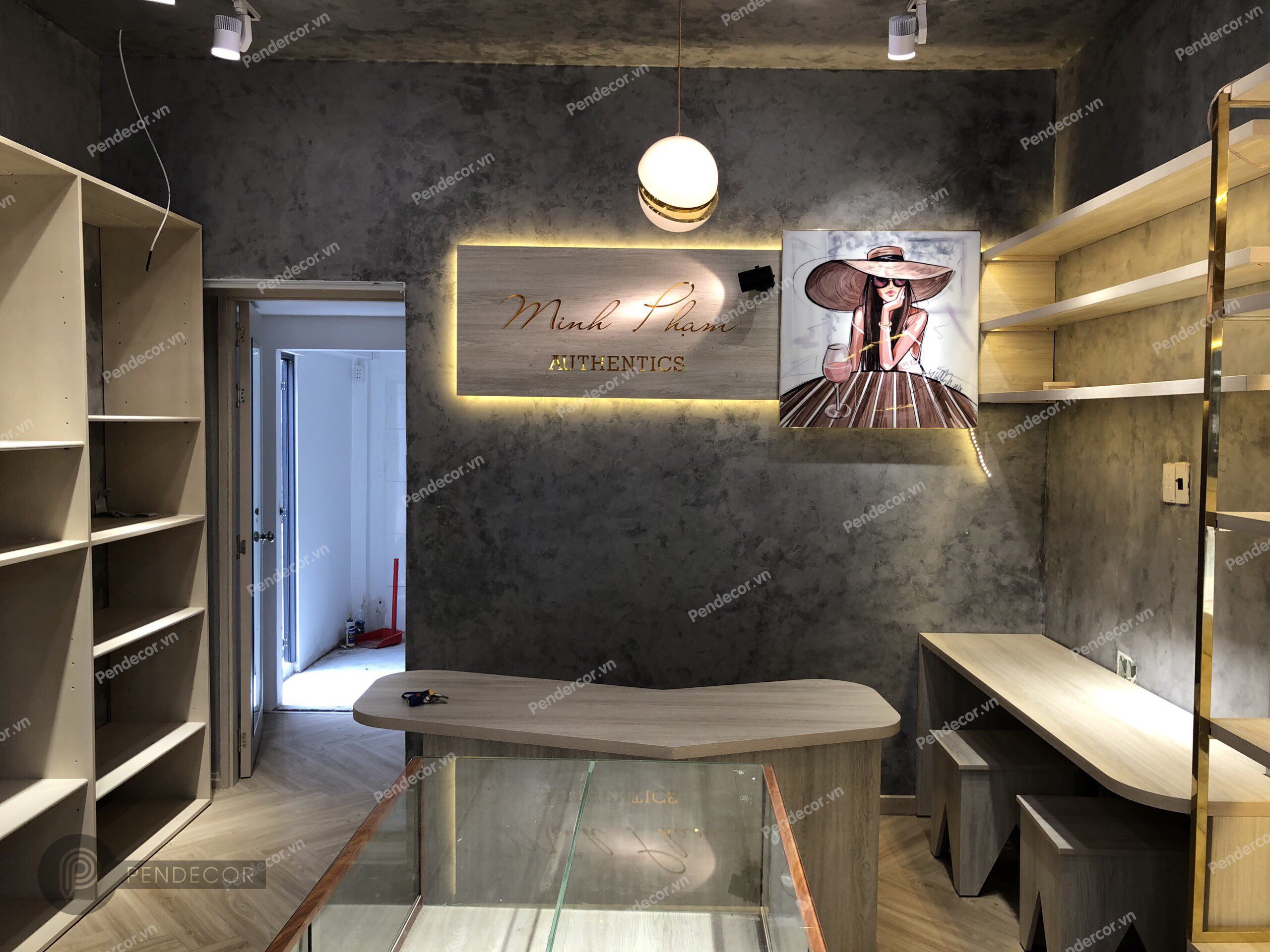 Thi Công Shop Chăn Ga Gối Đệm Nhật Bản Minh Phạm Authentics