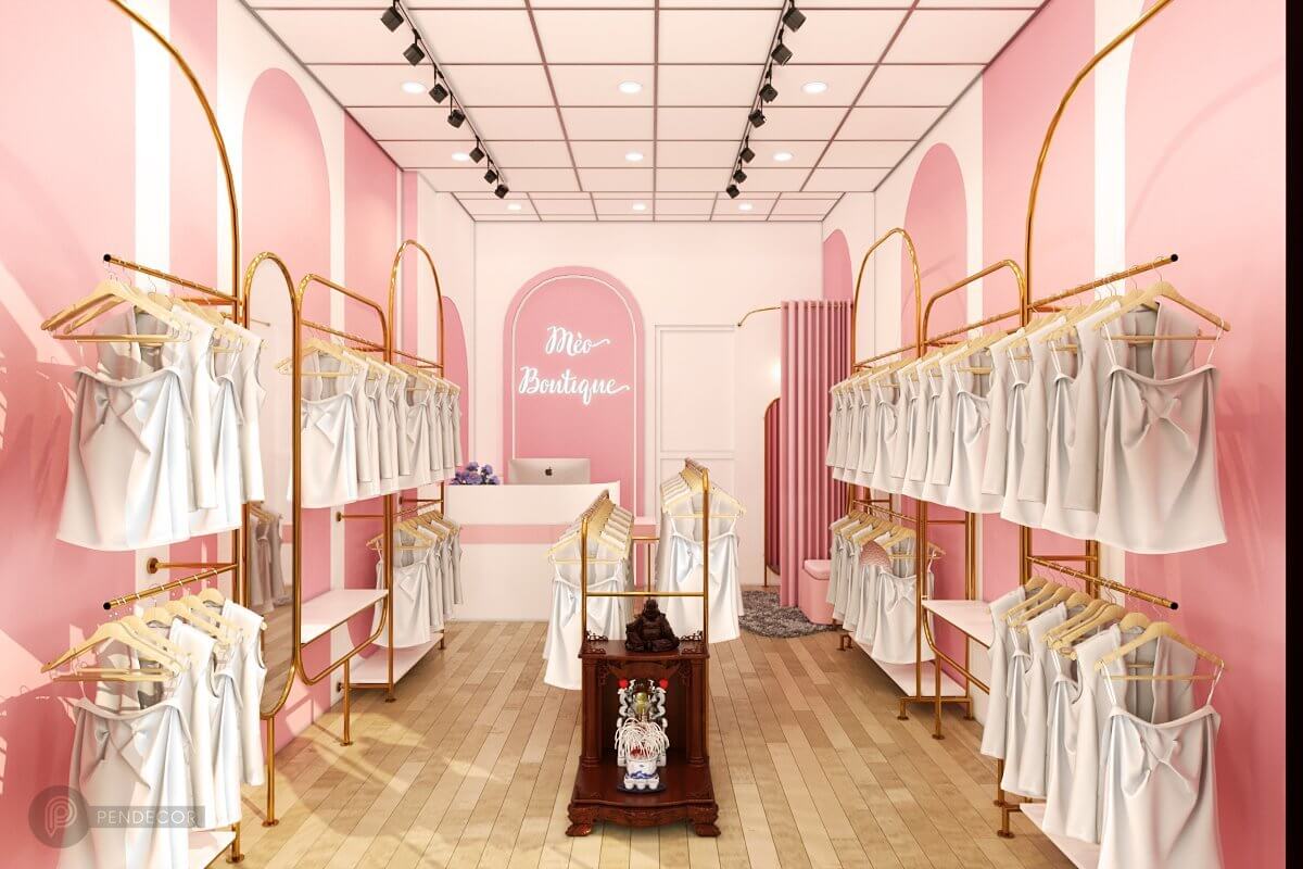 Thiết Kế Shop Thời Trang Nữ Mèo Boutique