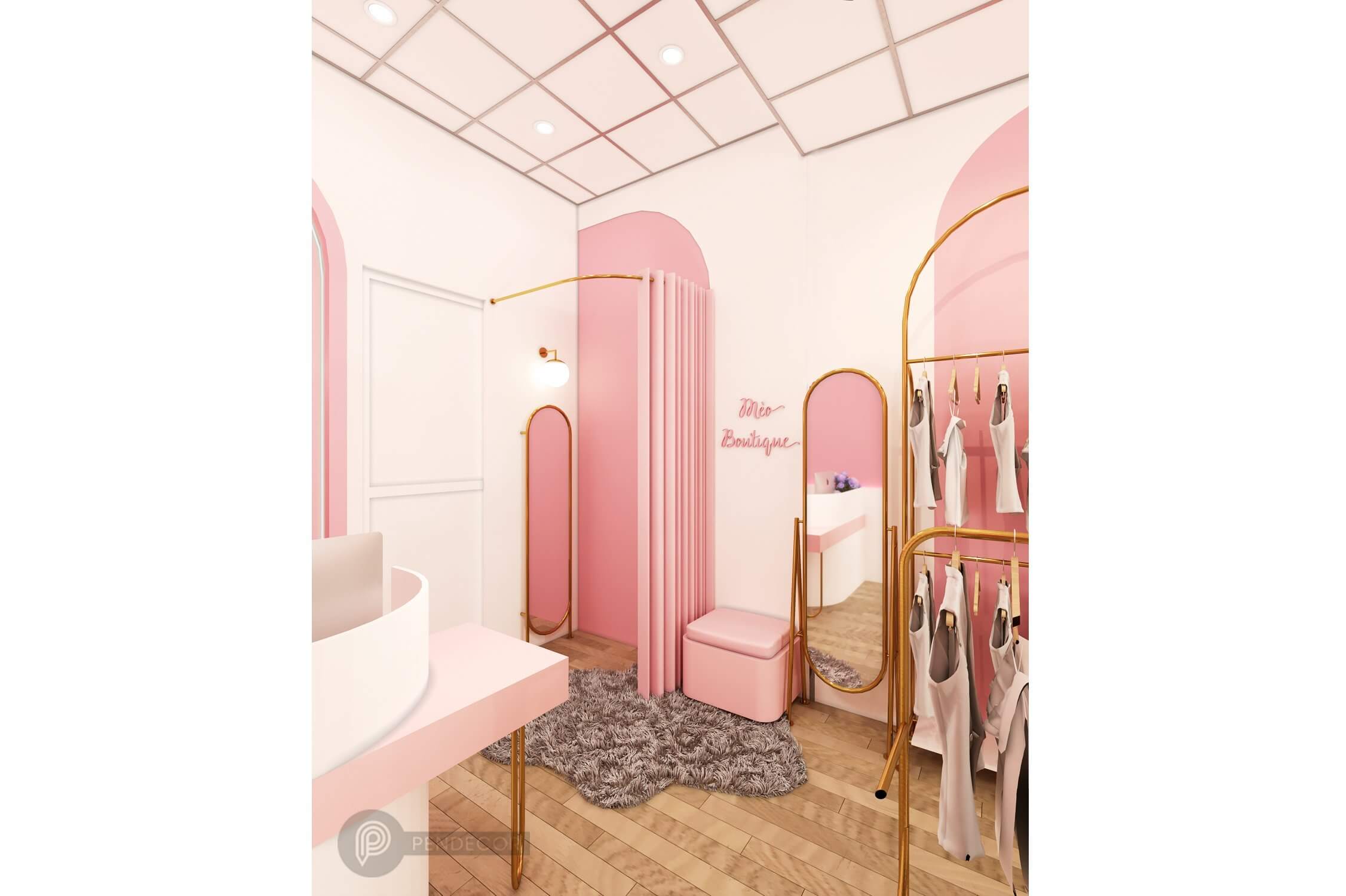 Thiết Kế Shop Thời Trang Nữ Mèo Boutique