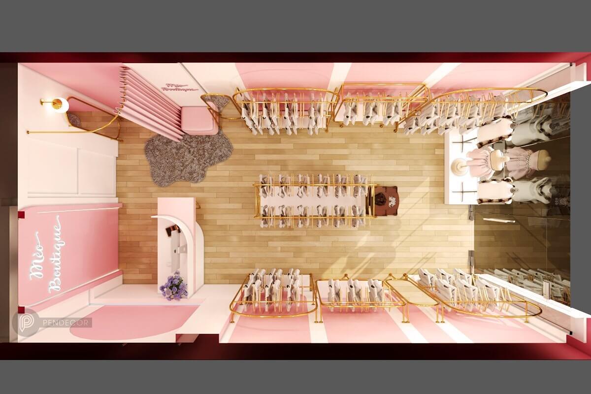 Thiết Kế Shop Thời Trang Nữ Mèo Boutique