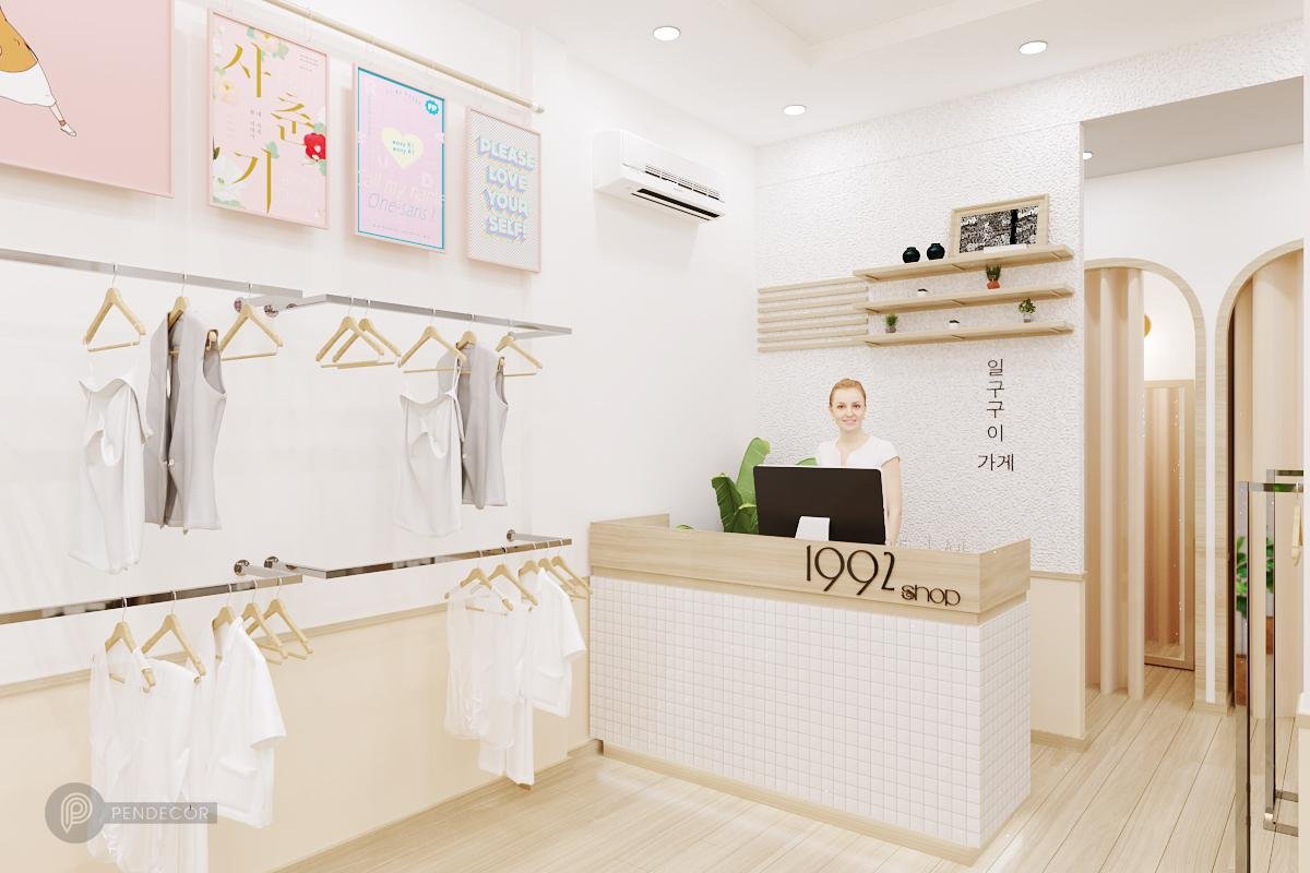 Thiết Kế Shop Thời Trang Nữ 1992