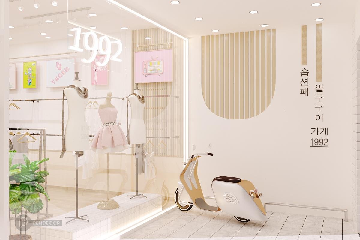 Thiết Kế Shop Thời Trang Nữ 1992