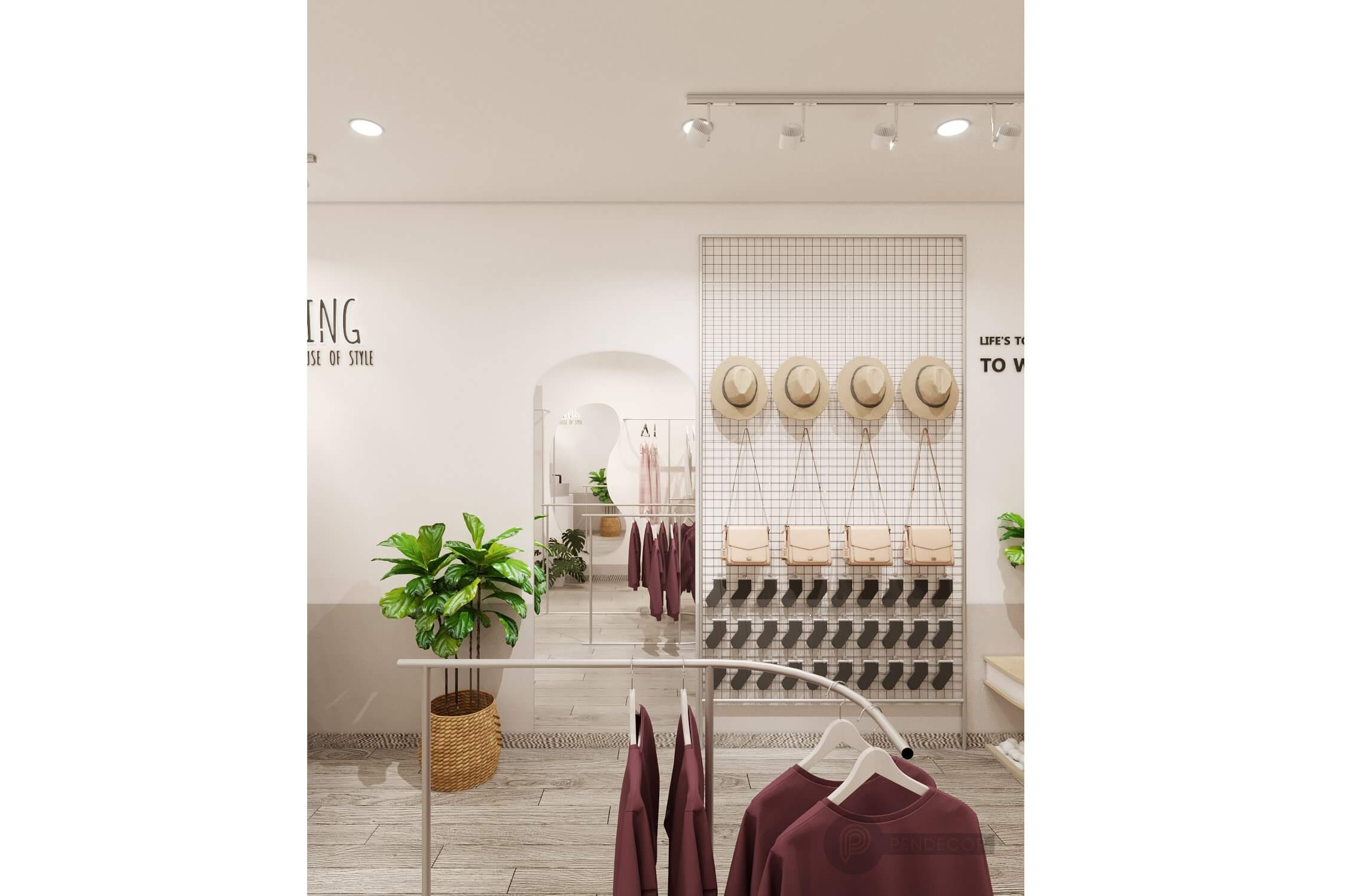 Thiết Kế Shop Thời Trang Nữ Bou Clothing