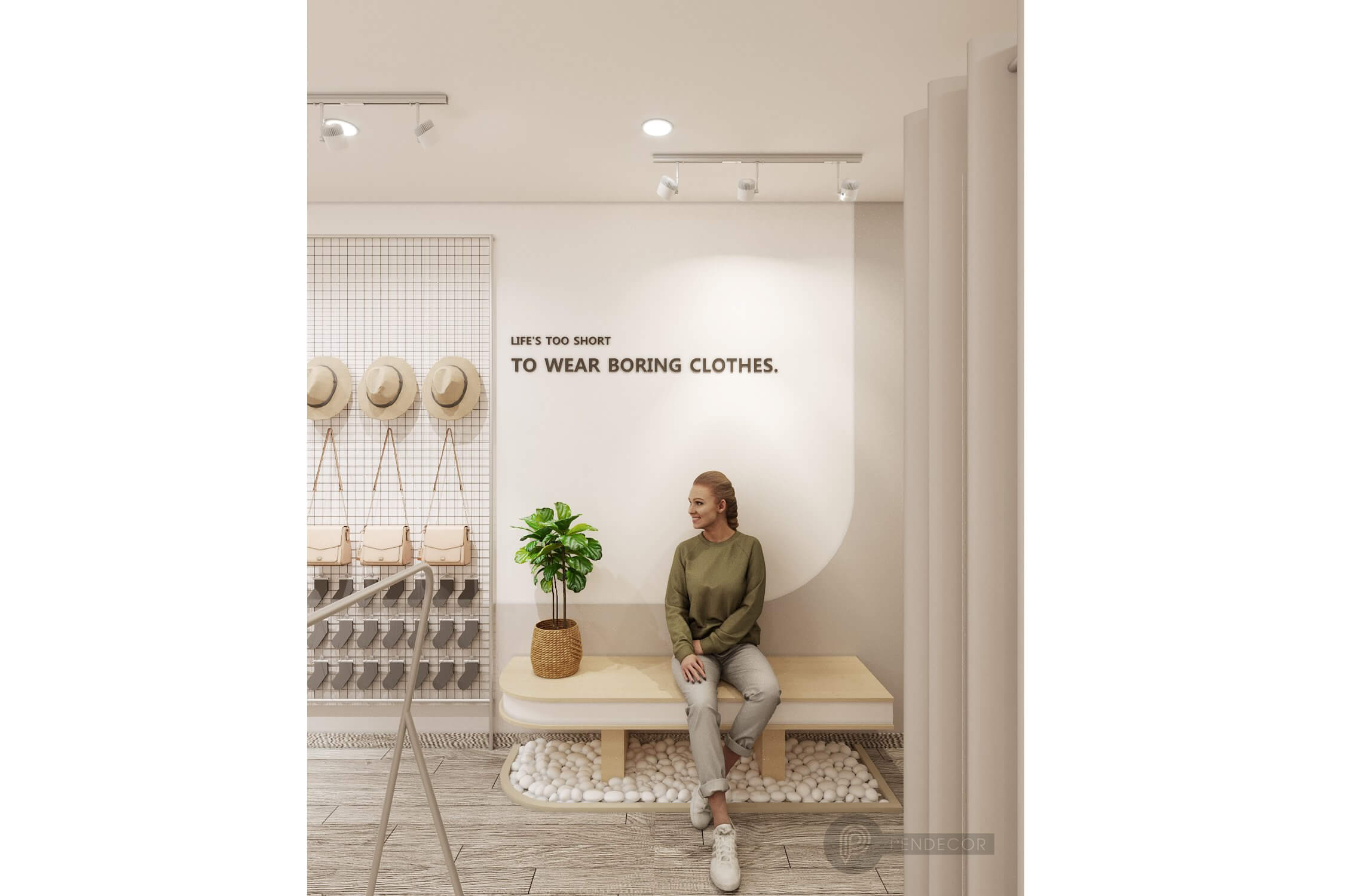 Thiết Kế Shop Thời Trang Nữ Bou Clothing