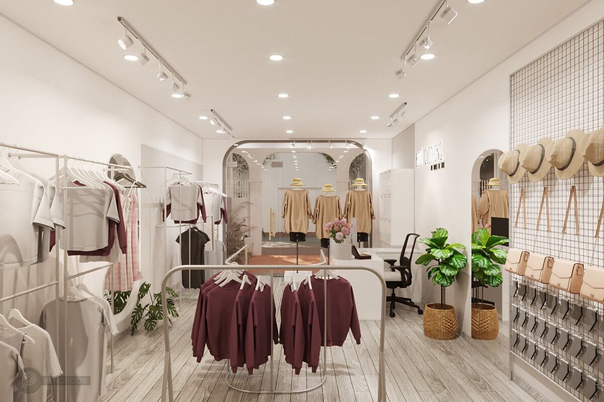 Thiết Kế Shop Thời Trang Nữ Bou Clothing