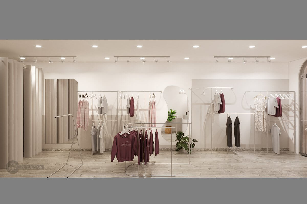 Thiết Kế Shop Thời Trang Nữ Bou Clothing