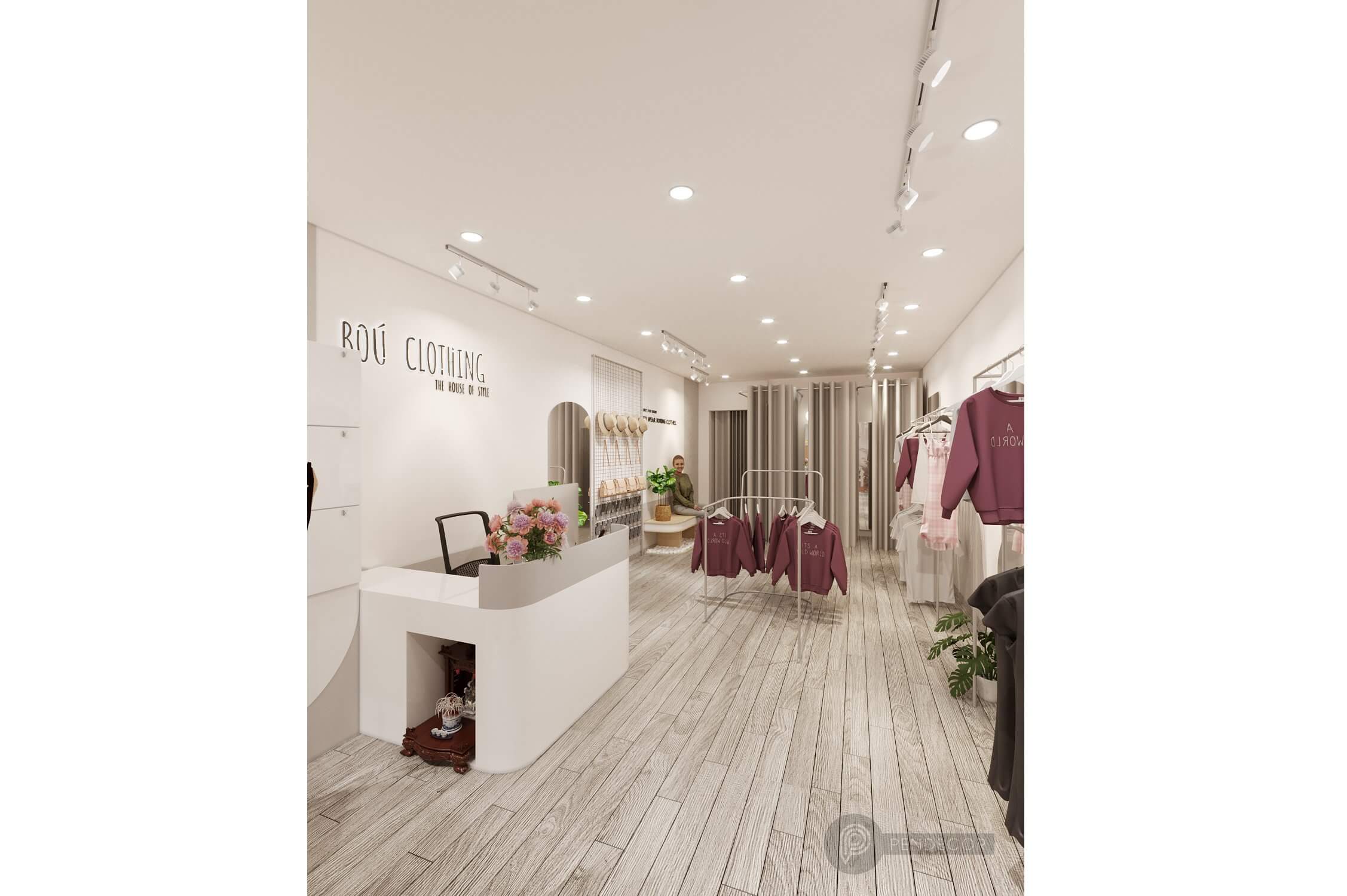 Thiết Kế Shop Thời Trang Nữ Bou Clothing