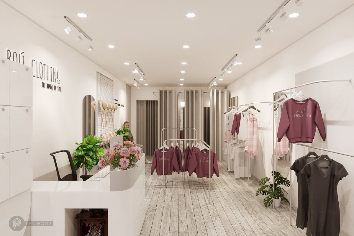 Thiết Kế Shop Thời Trang Nữ Bou Clothing